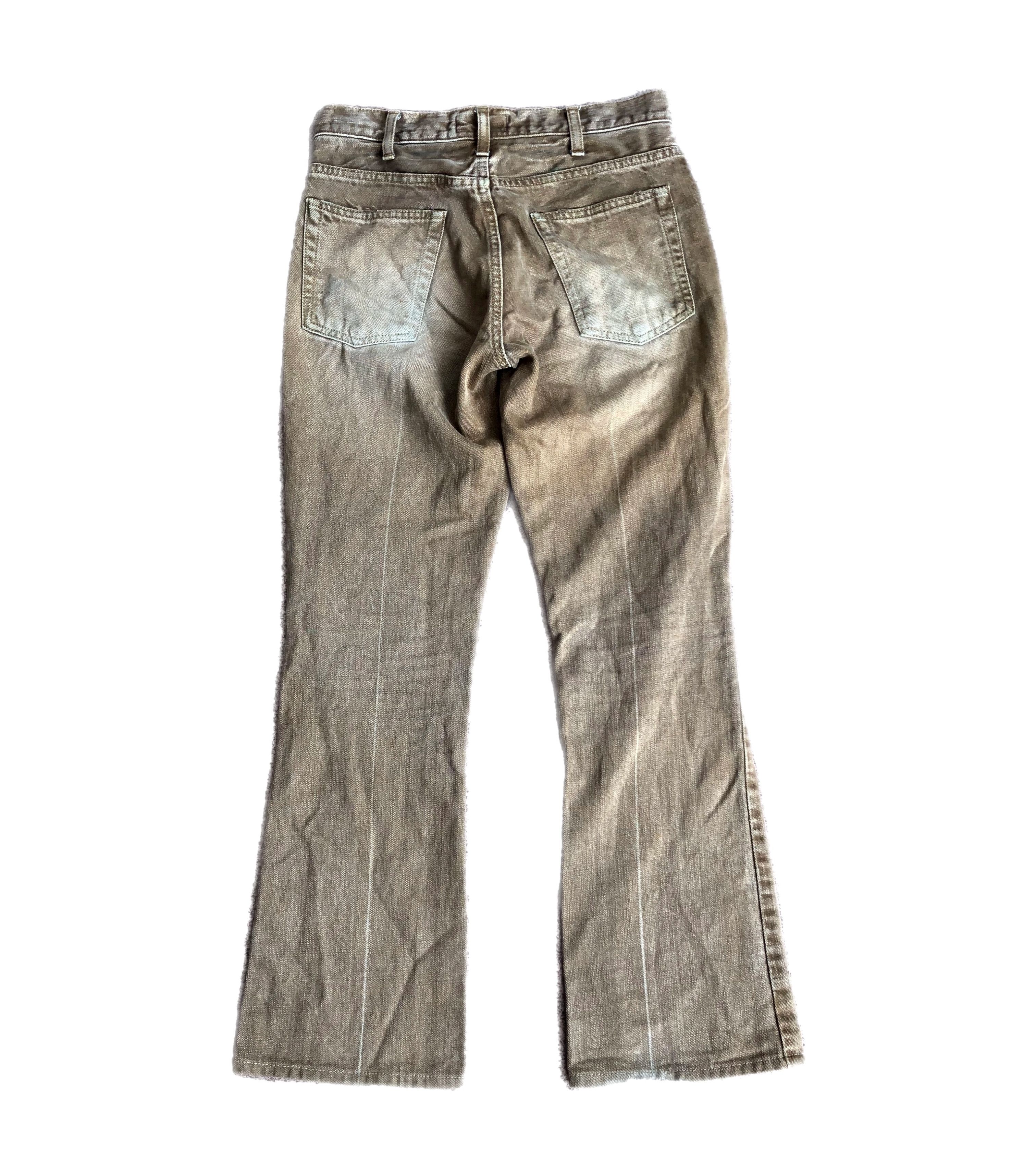If Six Was Nine Spellbound Flared Fading Jeans Vkei style Y2k Japanese Size US 30 / EU 46 - 2 Thumbnail