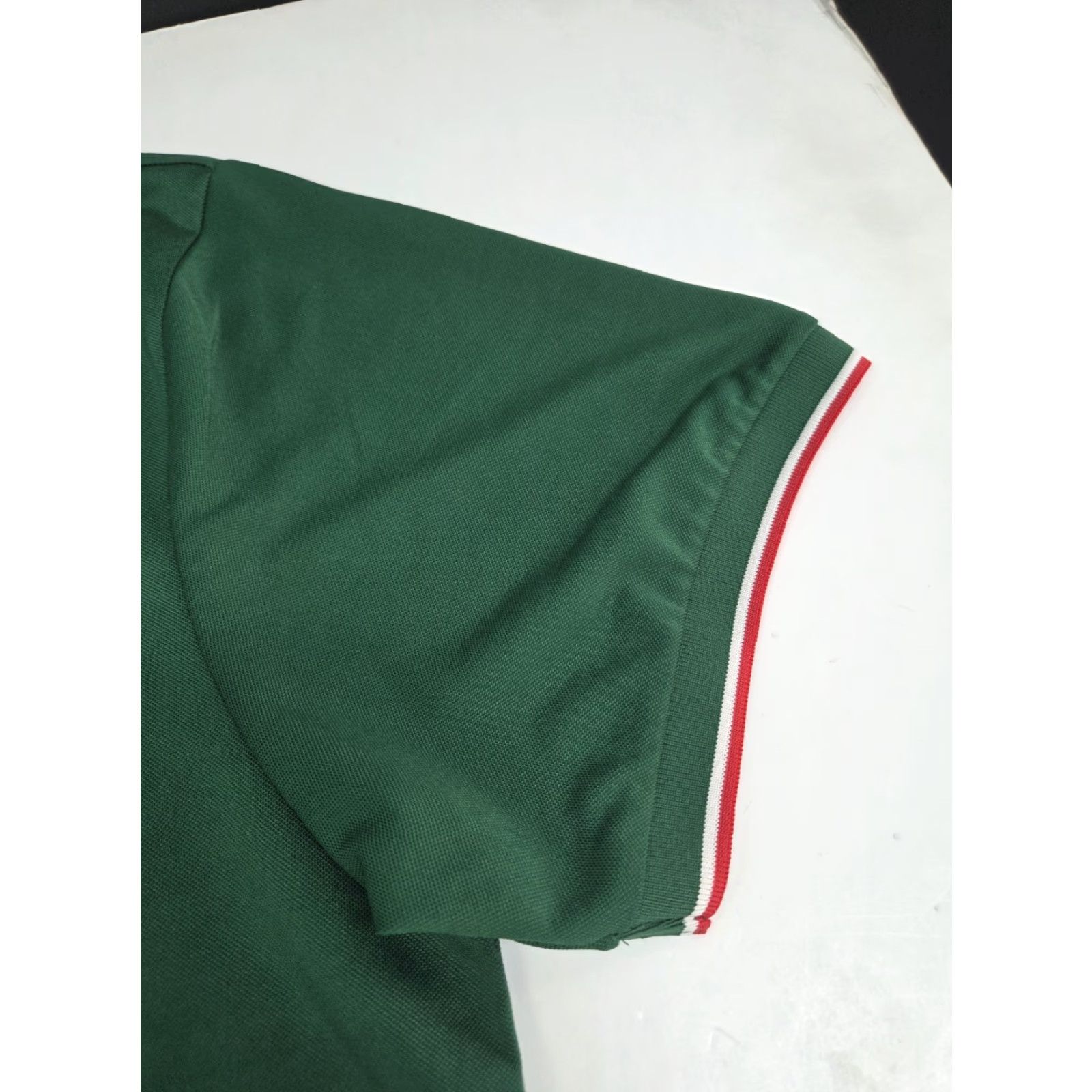 Psycho Bunny Psycho Bunny Polo Shirt Green 2XL Men's Short Sleeve Solid Logo Button Collared Knit Casual Polo Size US XXL / EU 58 / 5 - 7 Thumbnail