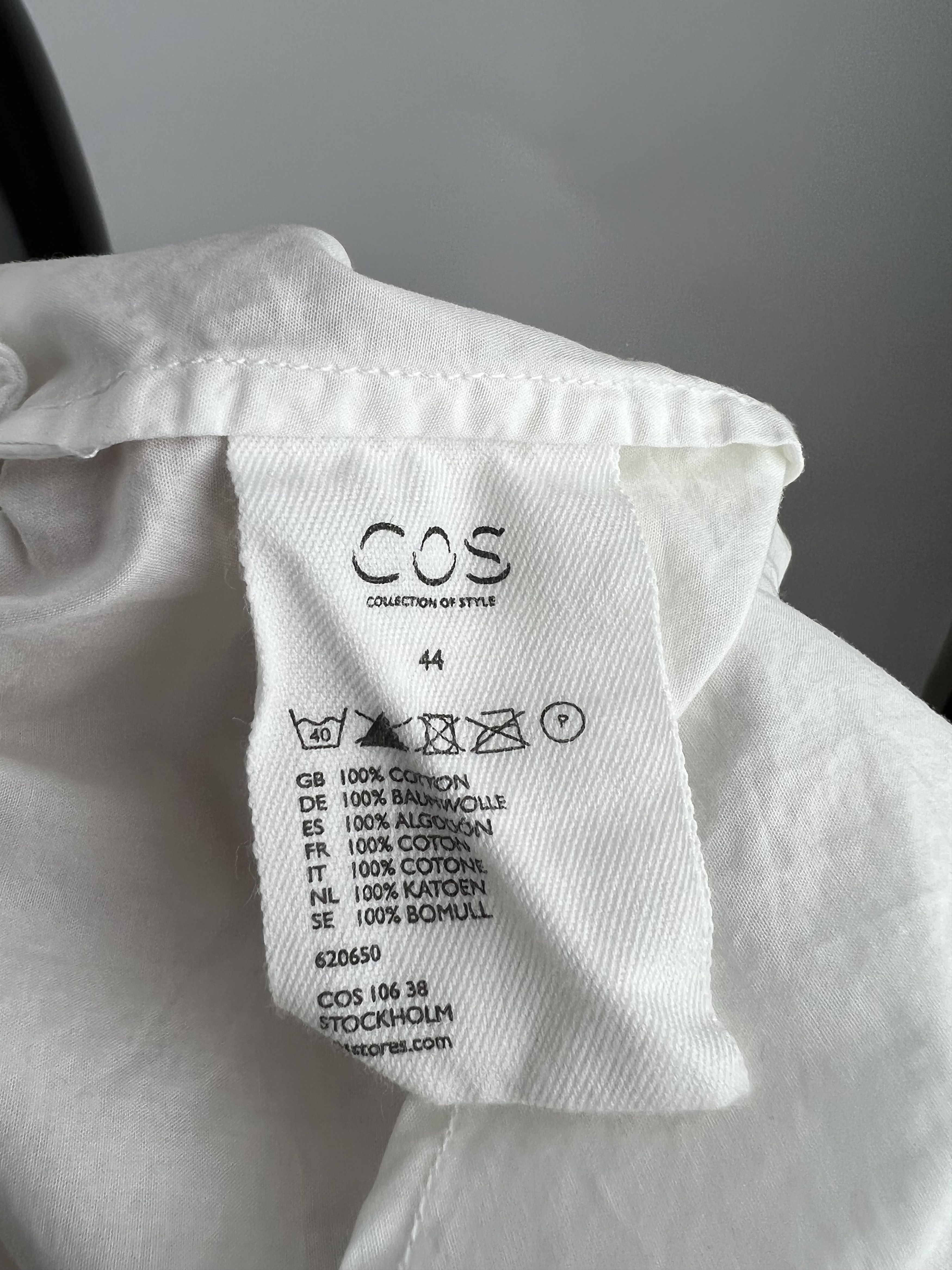 Cos COS White Cotton Dress Size 44 XL/XXL Size XL / US 12-14 / IT 48-50 - 7 Thumbnail