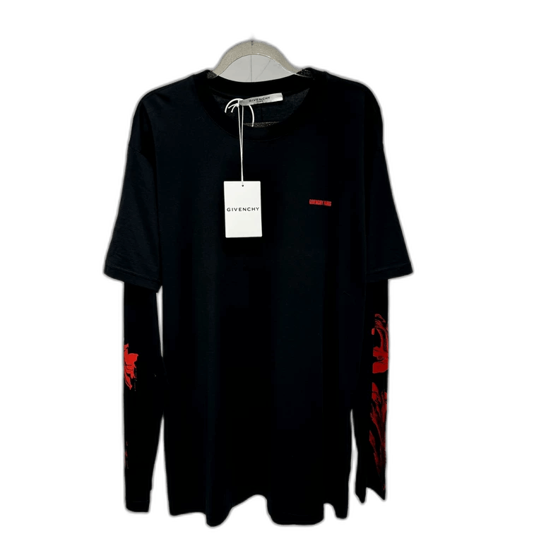 Givenchy Givenchy Flame Logo Long Sleeve Sweatshirt Size US S / EU 44-46 / 1 - 1 Thumbnail