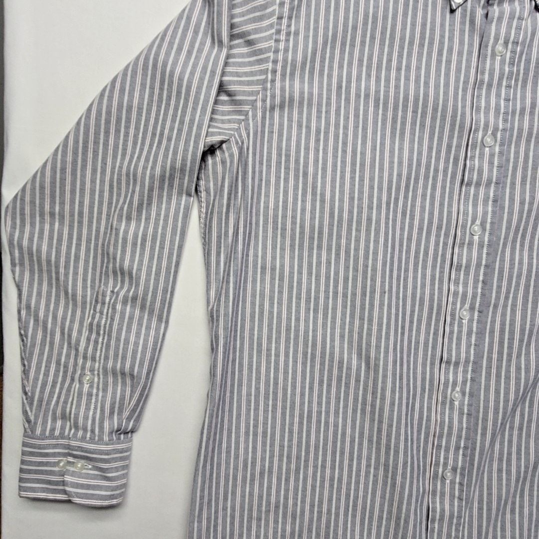 Van Heusen Vintage Van Heusen Editions L Striped Gray 16.5 Dress Shirt Size US L / EU 52-54 / 3 - 4 Thumbnail