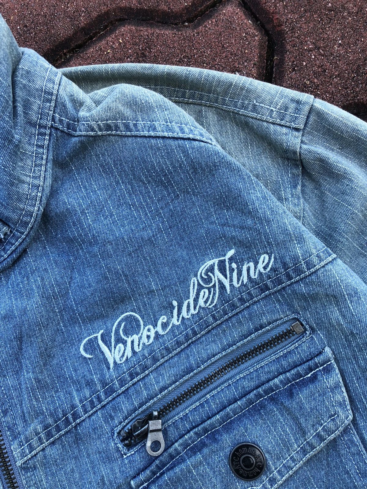 Japanese Brand × Le Grande Bleu (L.G.B.) × Vintage Vintage Mud Wash In The Attic Homme Bondage Denim Jacket Size US XL / EU 56 / 4 - 12 Thumbnail