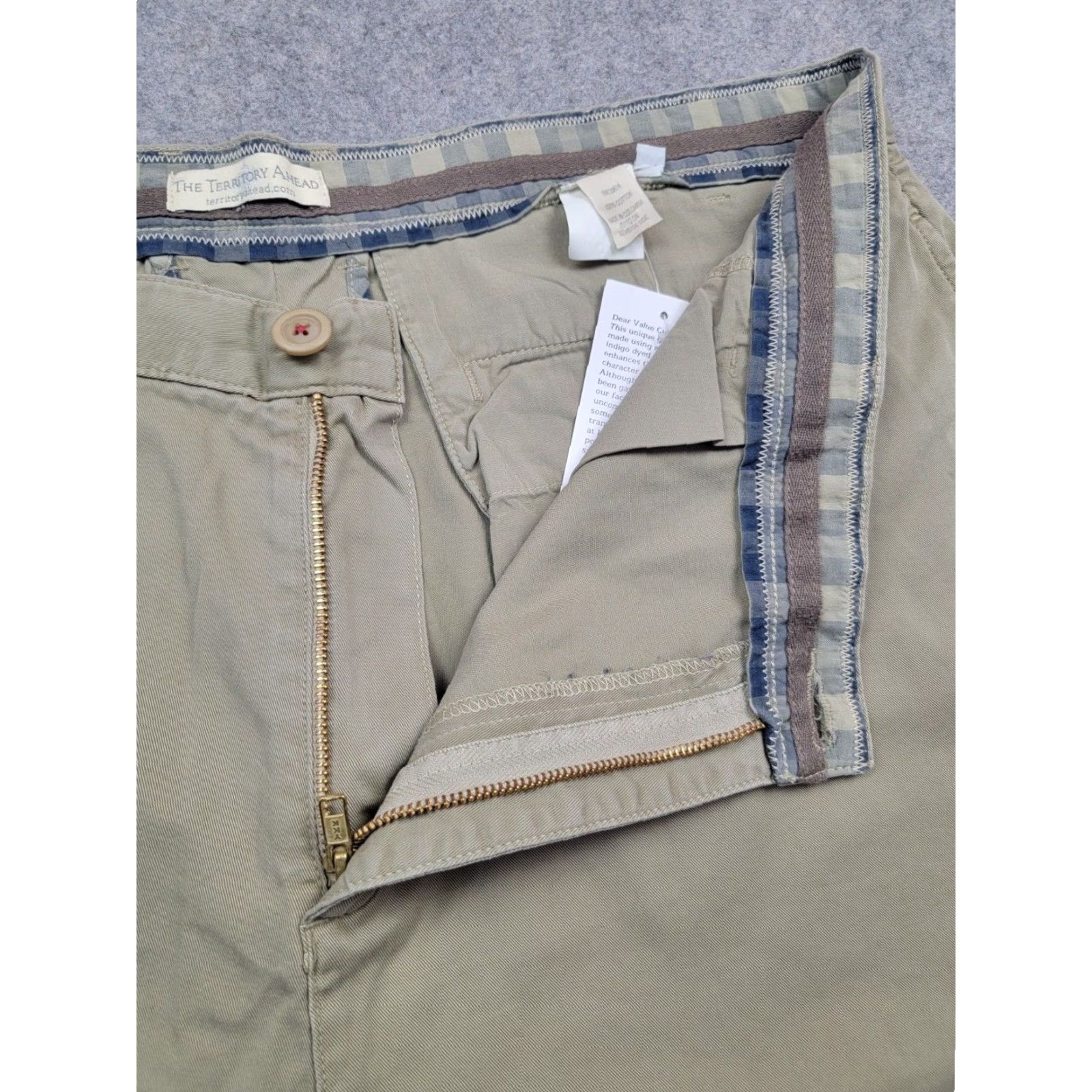 The Territory Ahead The Territory Ahead Pants Mens 42x32 Green Flat Front Casual NWT Size US 42 / EU 58 - 5 Thumbnail