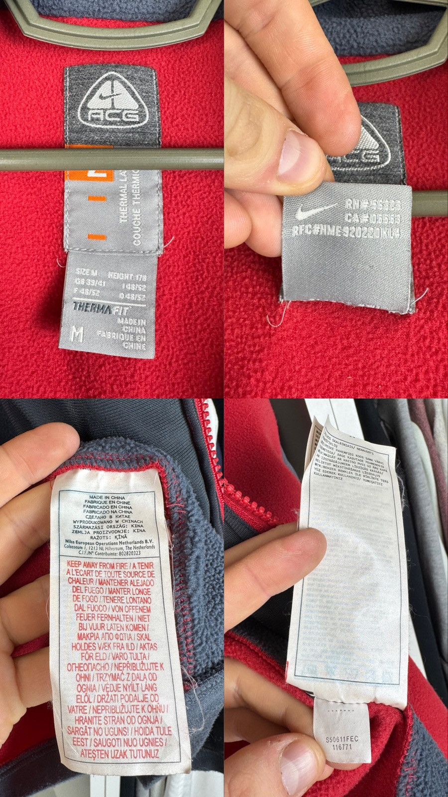 Nike ACG Vintage Nike ACG Fleece Vest Size US M / EU 48-50 / 2 - 3 Thumbnail