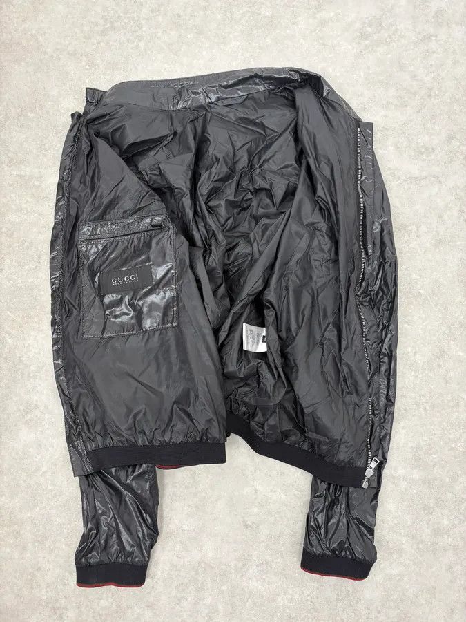 Gucci 2000s Gucci Black Windbreaker Jacket Size US S / EU 44-46 / 1 - 7 Thumbnail