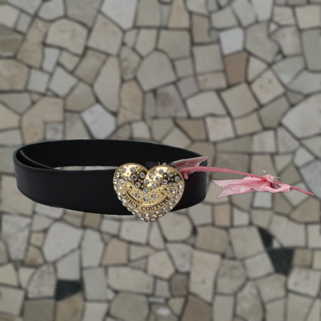 Juicy Couture New Juicy Couture Belt Heart Buckle Rhinestone  display picture 3