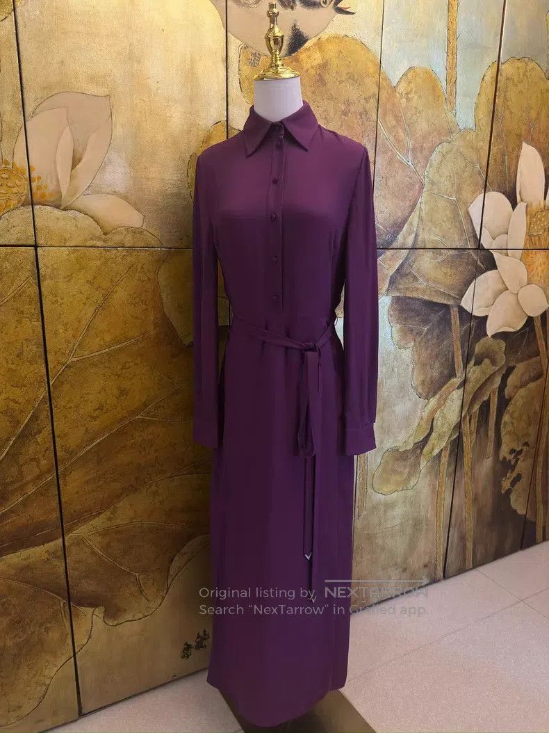Valentino Valentino Purple long-sleeved dress Size M / US 6-8 / IT 42-44 - 1 Thumbnail