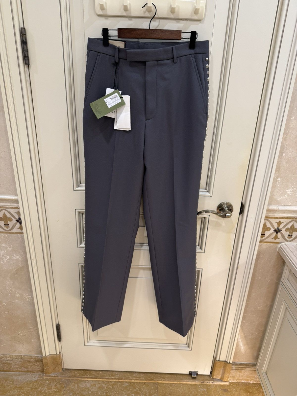 Gucci Stud sides fluid drill pants size46 Size US 30 / EU 46 - 12 Thumbnail