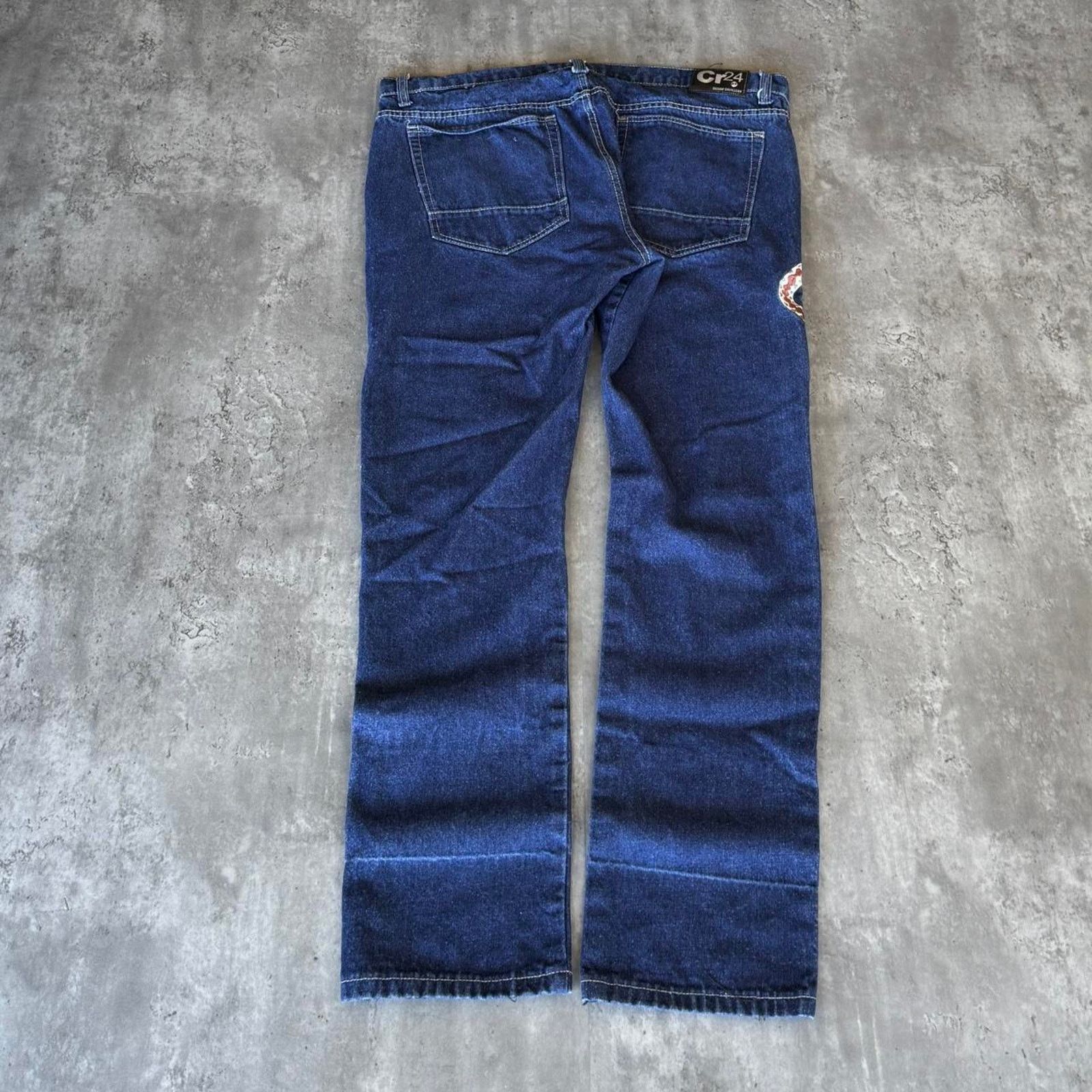 Japanese Brand × Vintage Cr24 Embroidered Snake Streetwear Denim Jeans Size US 42 / EU 58 - 2 Thumbnail