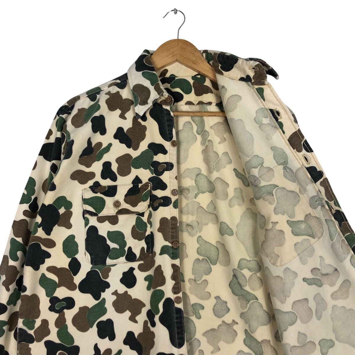 Japanese Brand Bape Style Button Up Oxford Shirt Medium Size US M / EU 48-50 / 2 - 10 Thumbnail