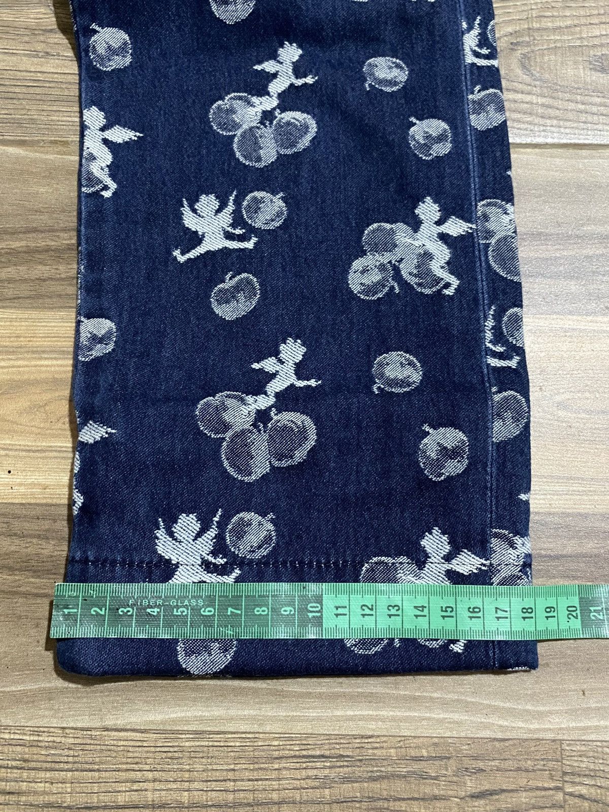 Frapbois × Issey Miyake × Japanese Brand 🇯🇵 FRAPBOIS CHERRY PRINT JEANS Size US 30 / EU 46 - 16 Thumbnail