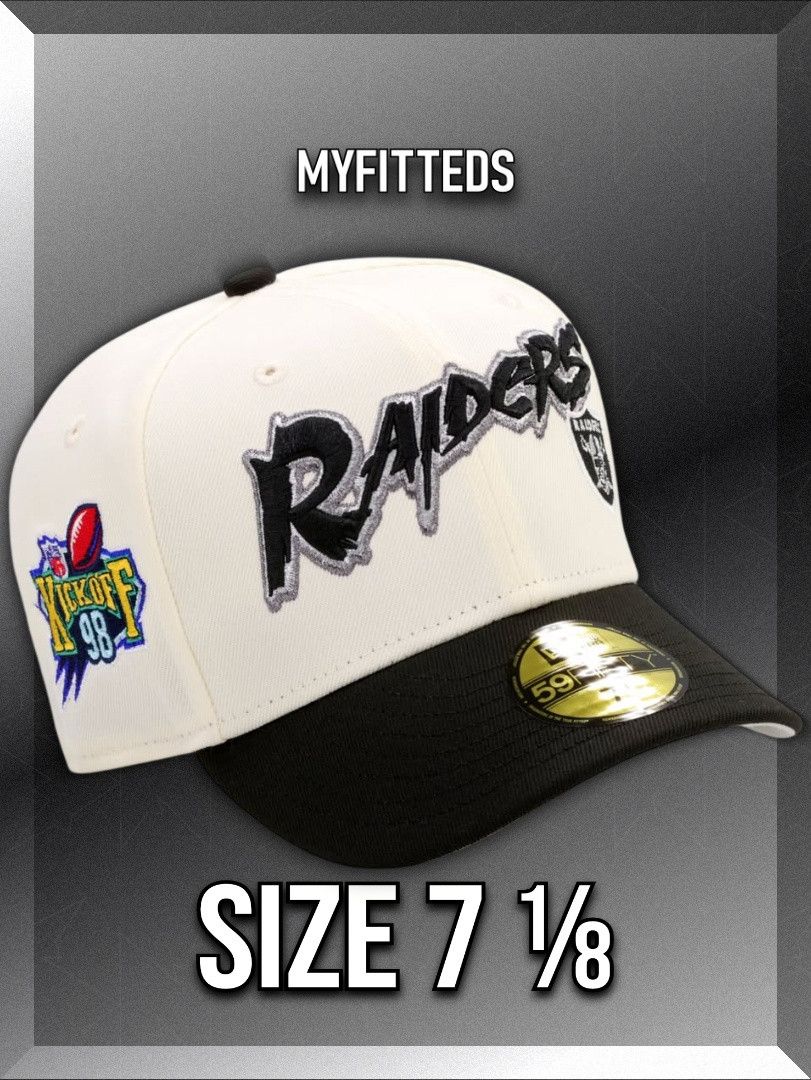 Born X Raised × NFL × New Era 7 1/8 OAKLAND RAIDERS 1998 NFL DRAFT NEW ERA FITTED HAT Size ONE SIZE - 1 Thumbnail