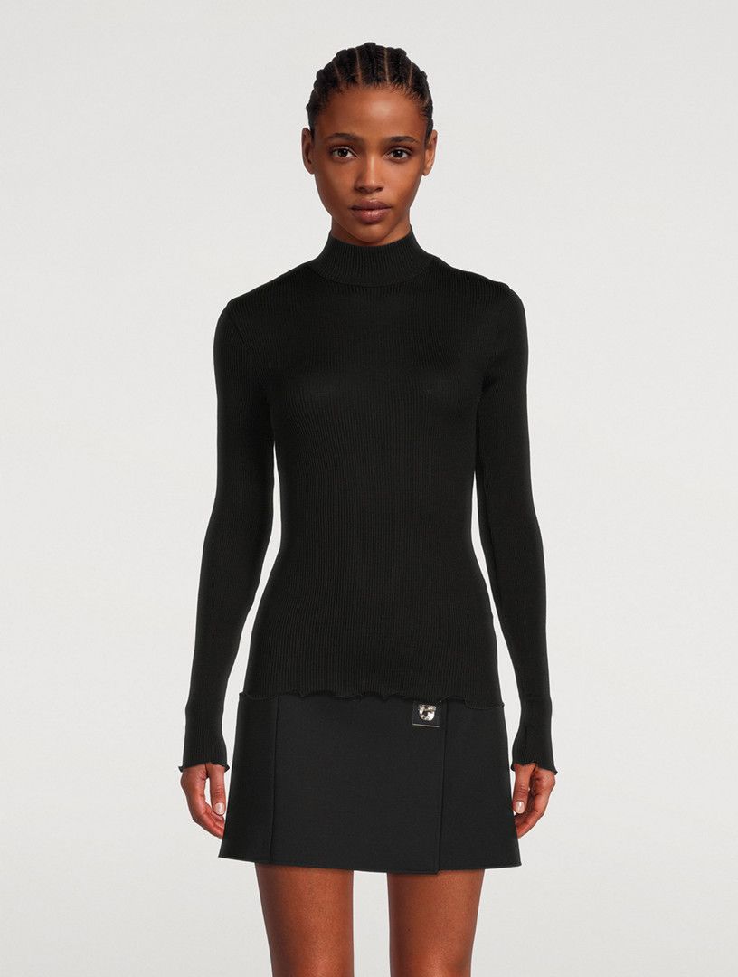 Givenchy o1y0925 Turtleneck Sweater in Black Size L / US 10 / IT 46 - 2 Thumbnail