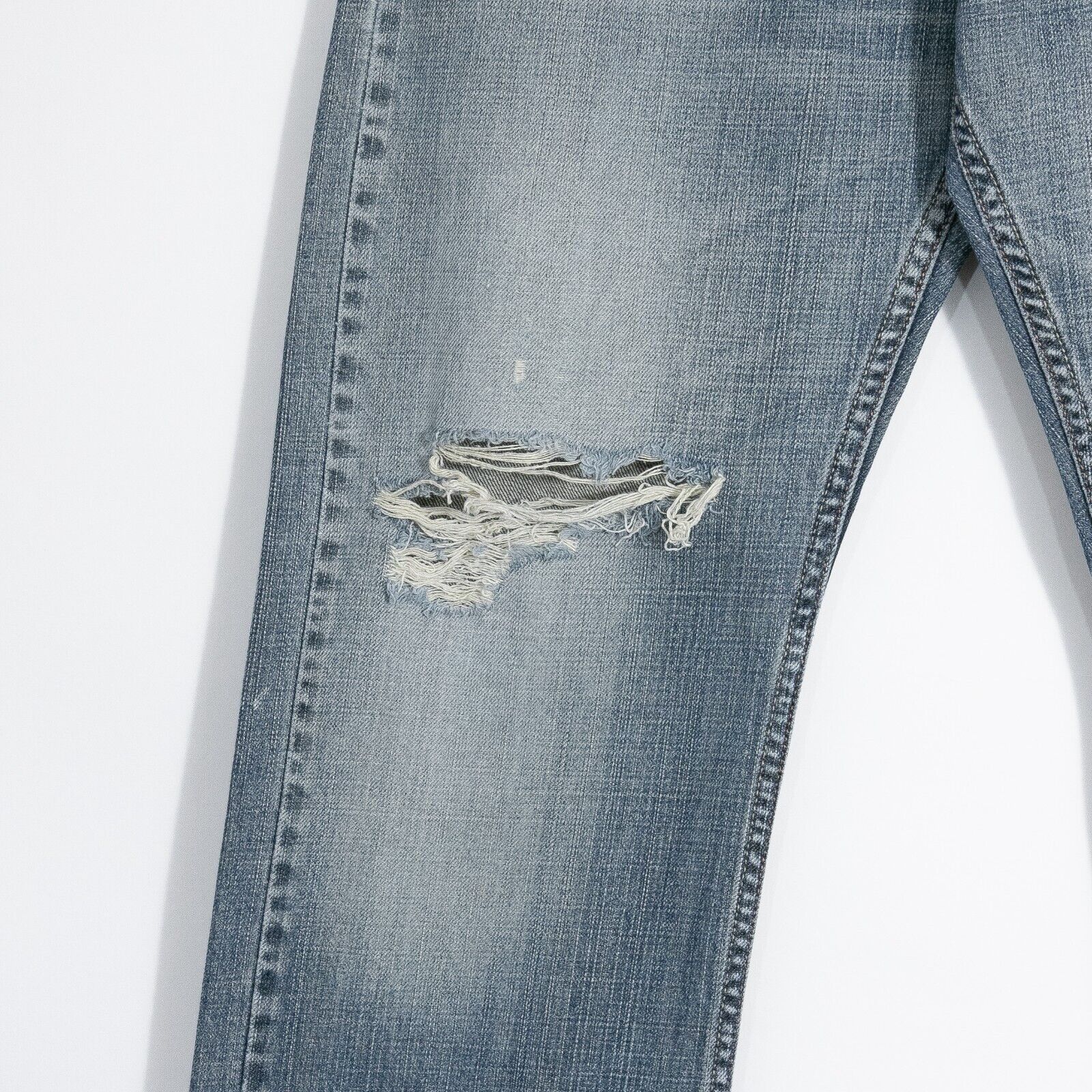 Levi's × Vintage Vintage Levis 514 Jeans 32x30 Faded Distressed Slim Straight Size US 32 / EU 48 - 3 Thumbnail
