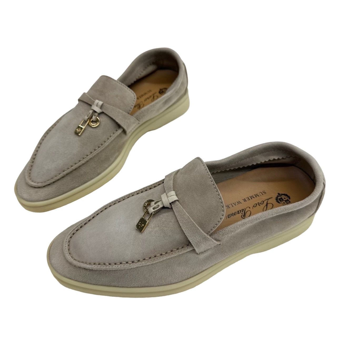 Loro Piana Loro Piana Suede Summer Walk Loafers Size 35 Size US 5 / IT 35 - 1 Thumbnail