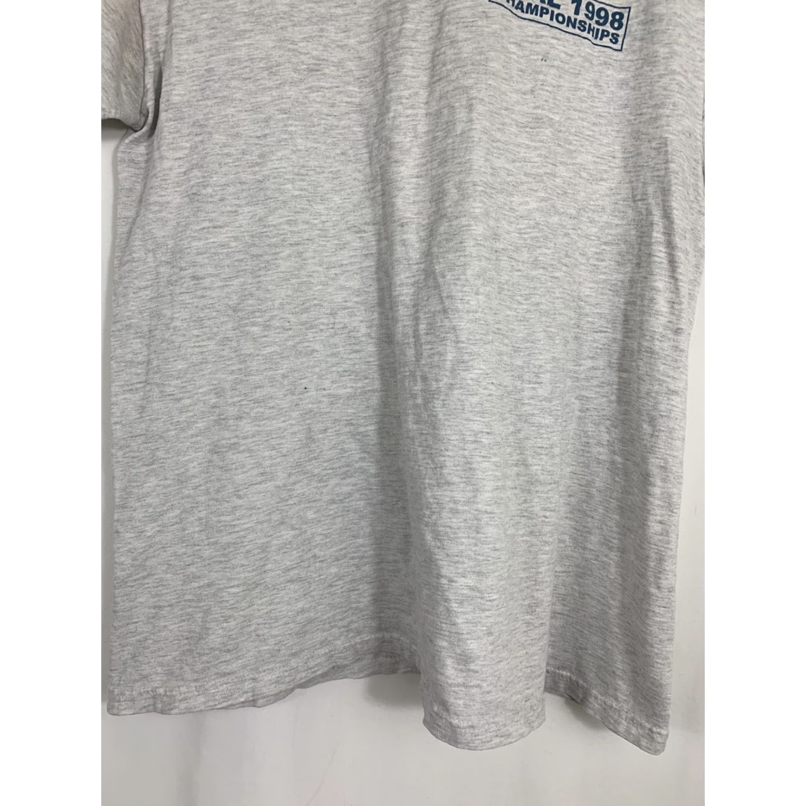 Hanes VINTAGE Hanes Beefy Medium NVAL 1998 Championship Cotton T-Shirt Shirt Unisex M White 1990s Graphic Tee Mens Womens Boys Girls Size US M / EU 48-50 / 2 - 5 Thumbnail