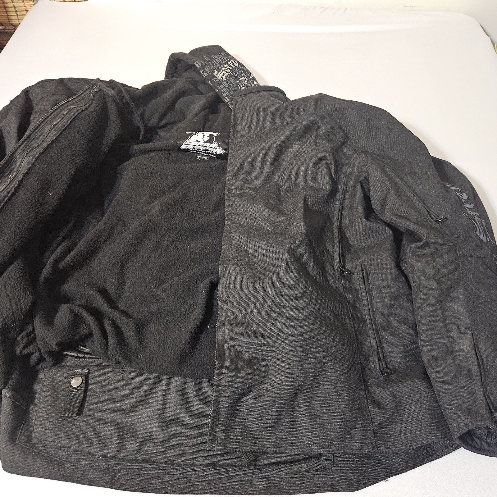 Straight To Hell Speed & Straight Motorcycle Jacket 2XL Dead Center Padded Size US XXL / EU 58 / 5 - 13 Thumbnail