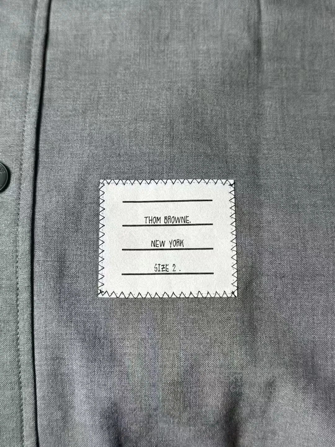 Thom Browne Thom Browne Gray Shirt Jacket| Size US M / EU 48-50 / 2 - 3 Thumbnail