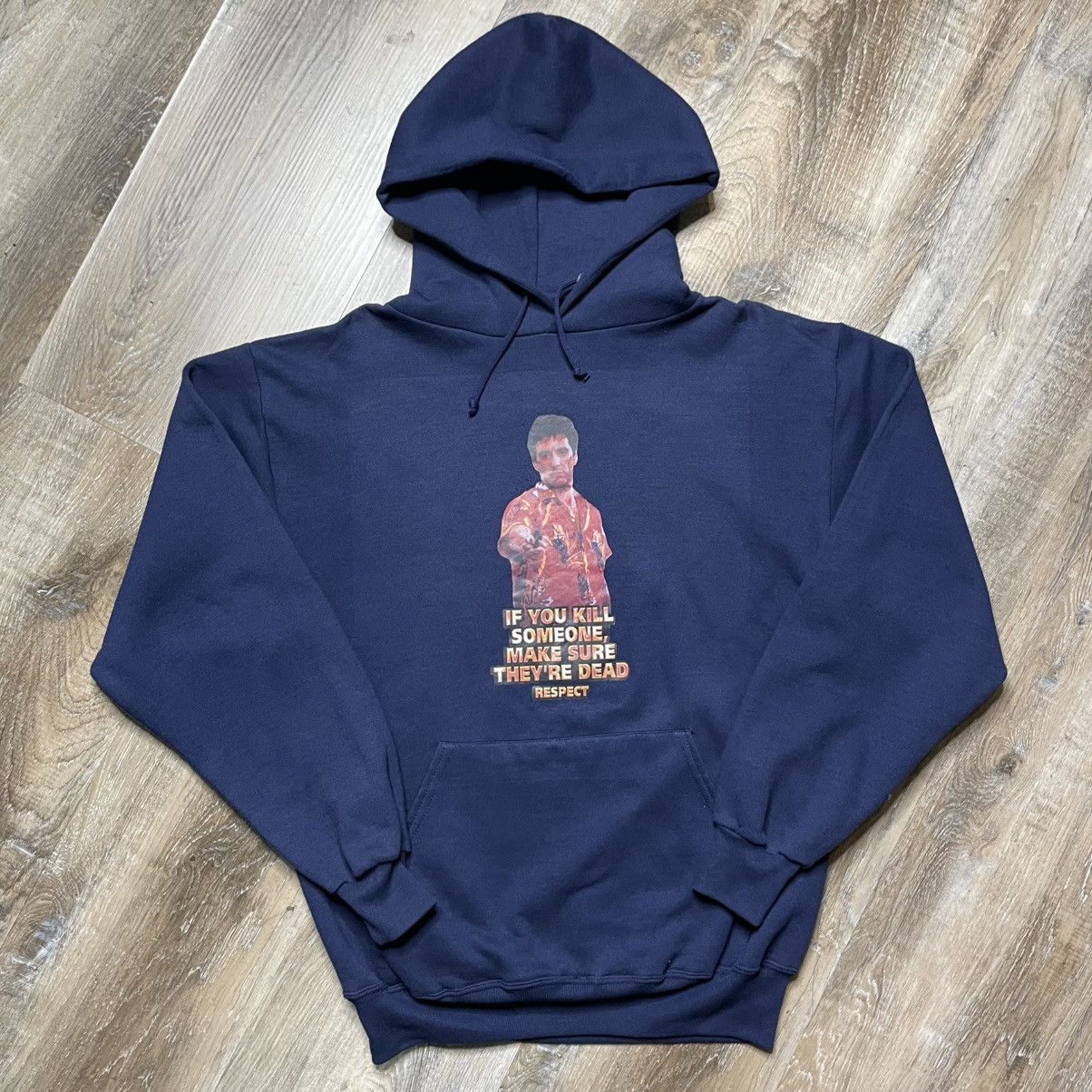 Vintage Vintage Scarface Tony Montana Hoodie Sweater Mens Large Y2K Size US M / EU 48-50 / 2 - 2 Thumbnail