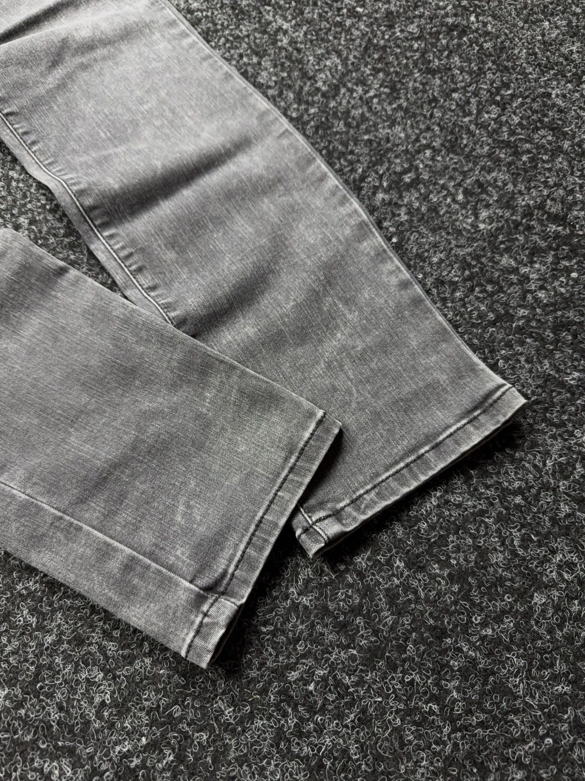 Diesel Luxury 00s Diesel D-Roisin Grey Wash Super Skinny Y2K Jeans Size 30" / US 8 / IT 44 - 2 Thumbnail