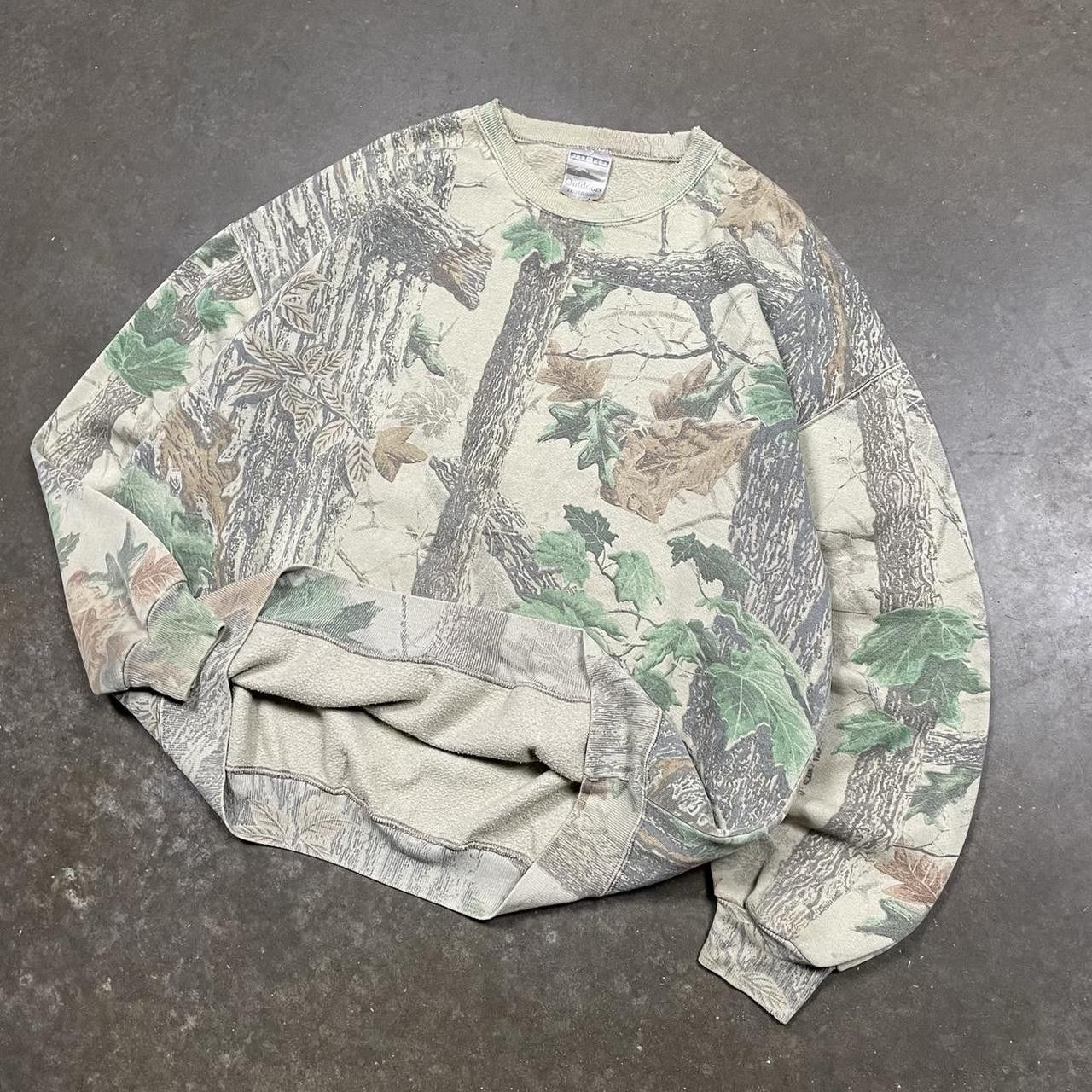 Realtree × Vintage Vintage Faded Realtree Camo Crewneck 90s Jerzees Outdoors Size US XXL / EU 58 / 5 - 2 Thumbnail