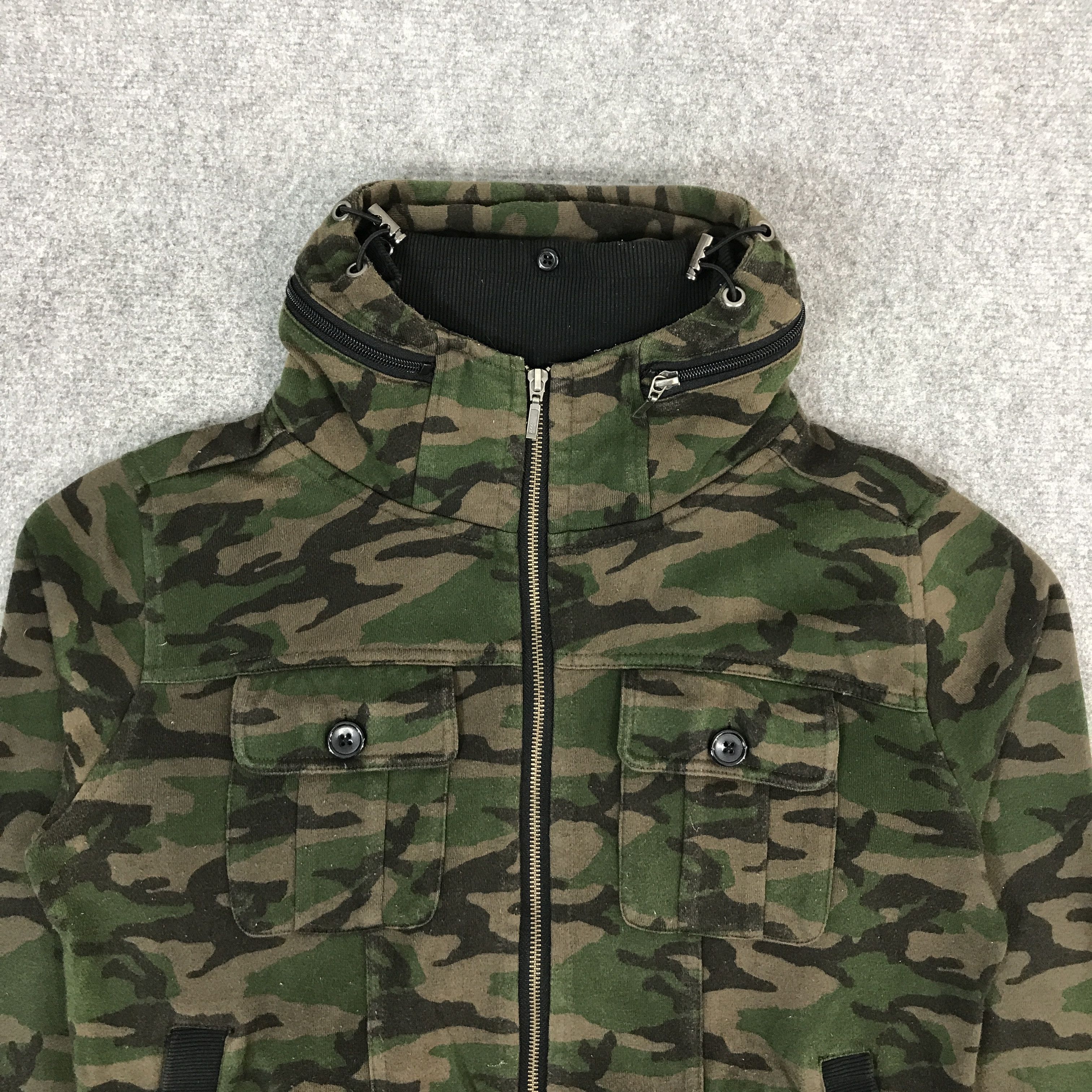 Japanese Brand SPLENDID SATISFACTION BONO DESIGN CAMO JACKET Size US M / EU 48-50 / 2 - 3 Thumbnail