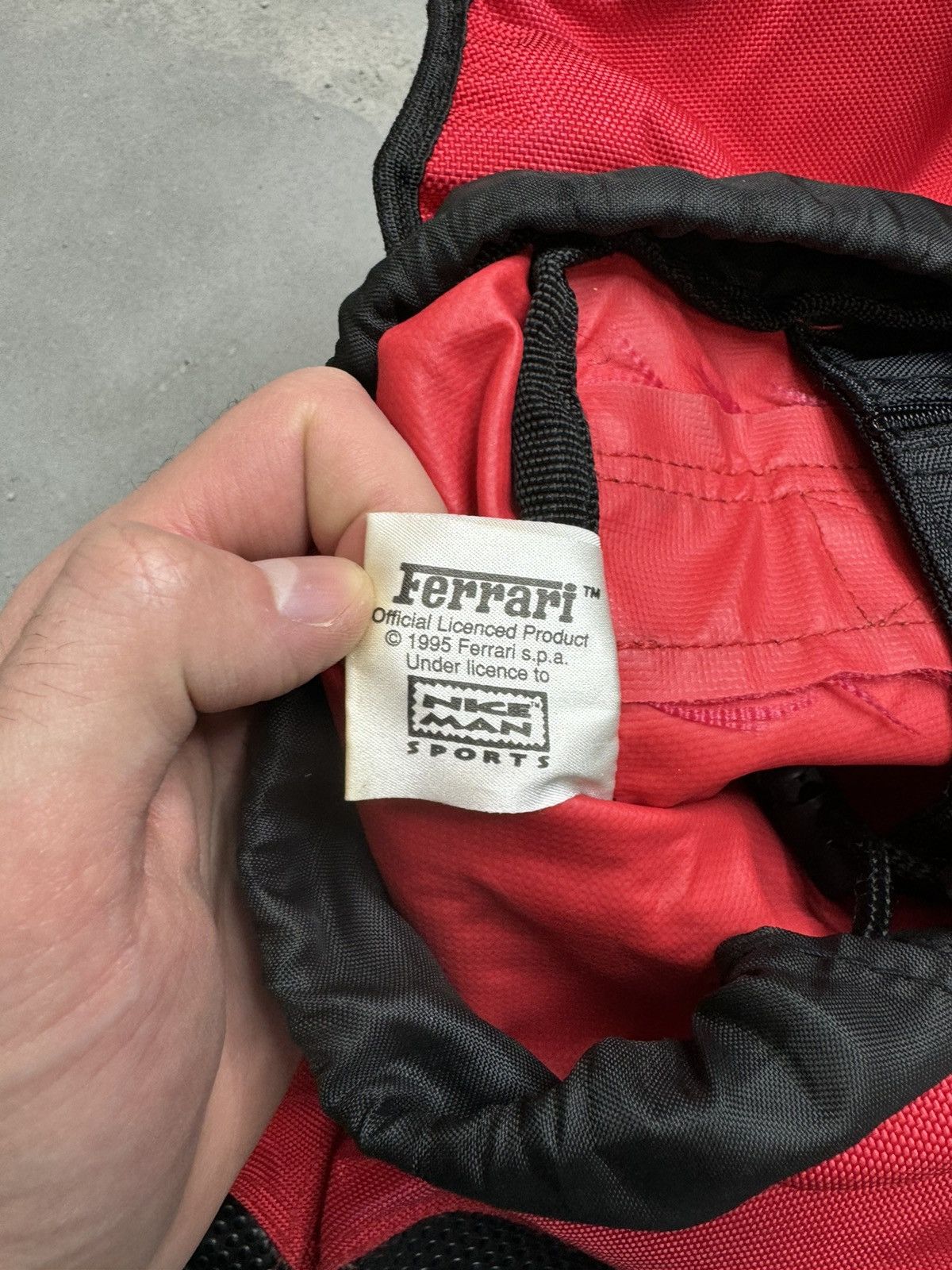 Ferrari Ferrari Vintage Red backpack Size ONE SIZE - 7 Thumbnail