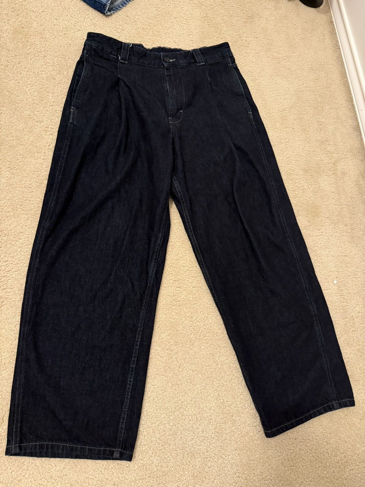Japanese Brand × Vintage Pleated Japanese denim Size US 32 / EU 48 - 4 Thumbnail