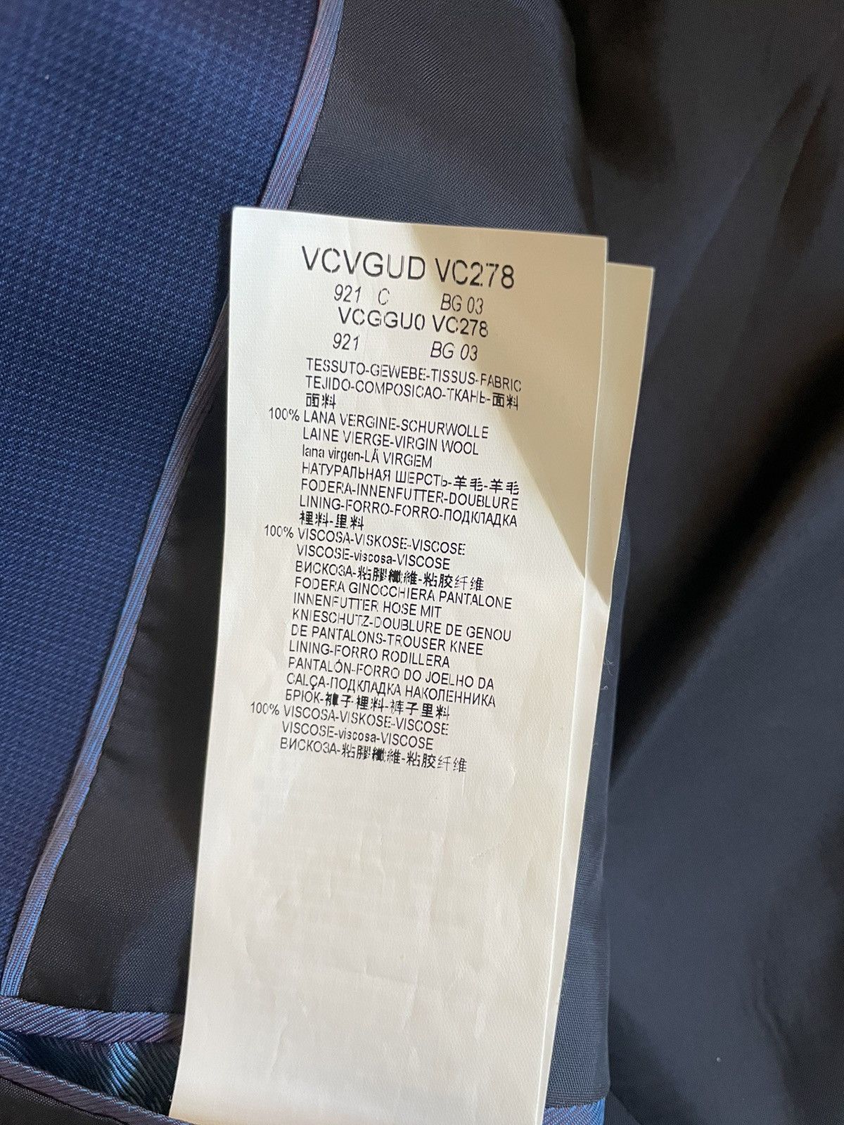 Armani Collezioni Shadow Micro Check Wool Jacket Size 40R - 8 Thumbnail
