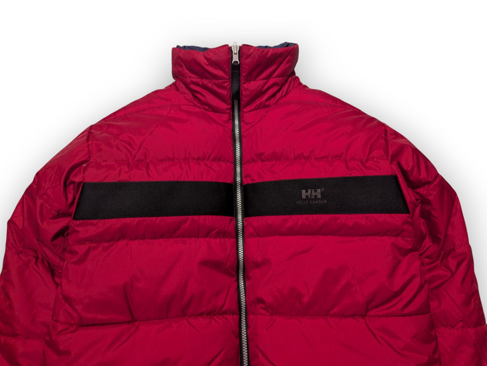 Helly Hansen Reversible Down Puffer Jacket Navy Red Men's M