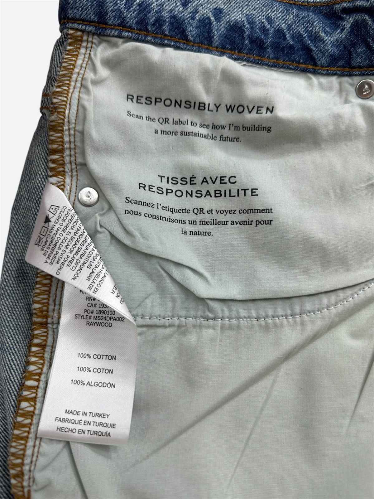 Frame Frame Extra Wide Jeans Washed Blue 31 Size US 31 - 11 Thumbnail