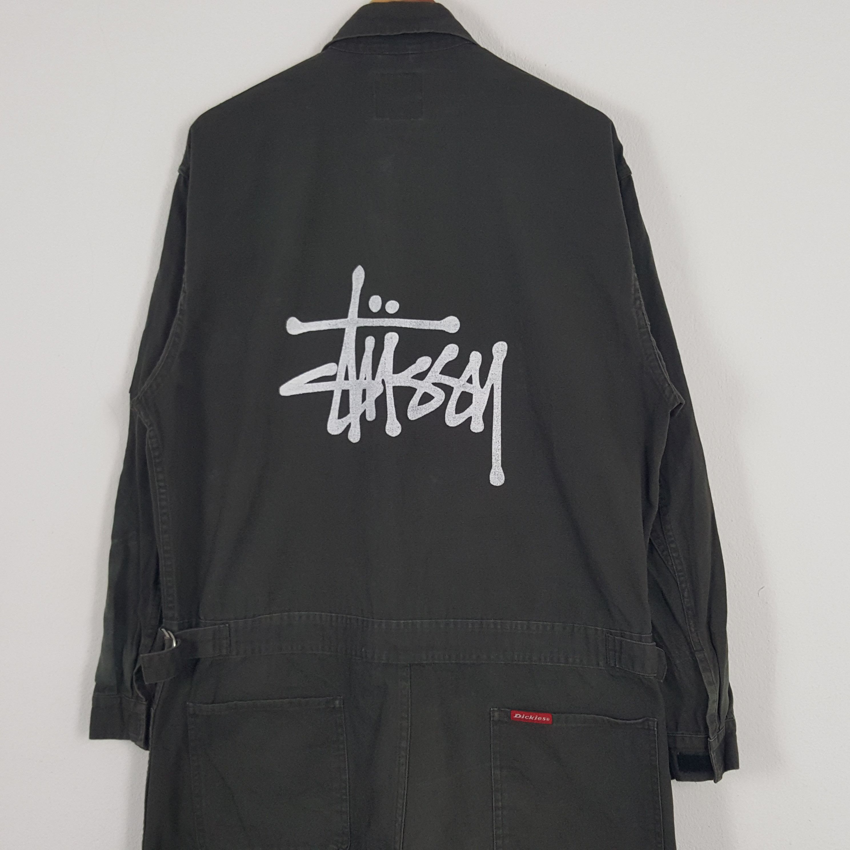 Dickies × Stussy × Vintage Vintage Dickies X Stussy American Custom Art Coverall Jacket Size US L / EU 52-54 / 3 - 2 Thumbnail