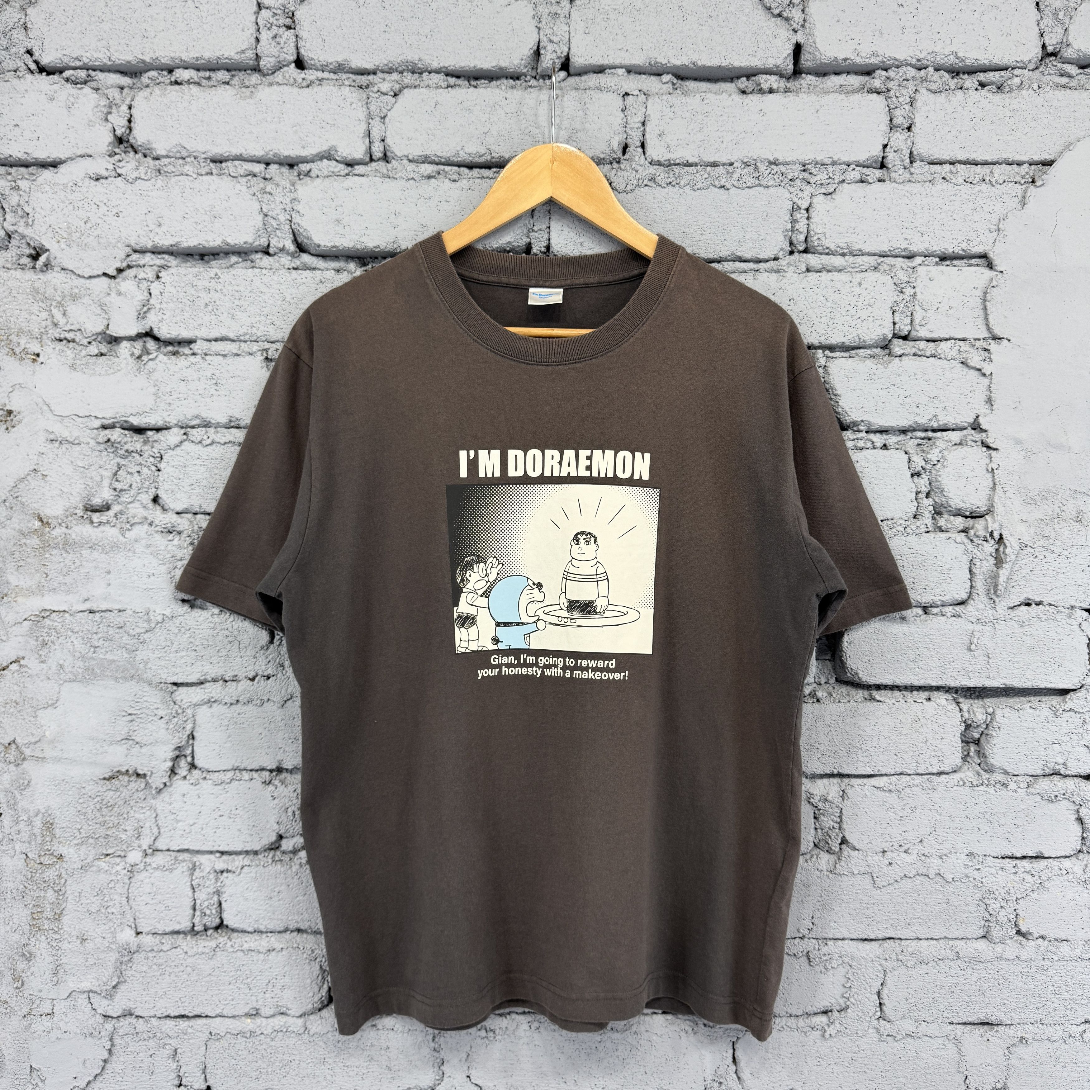 Anime Vintage Japanese Anime Doraemon Sunfaded Tshirt Size US L / EU 52-54 / 3 - 1 Thumbnail
