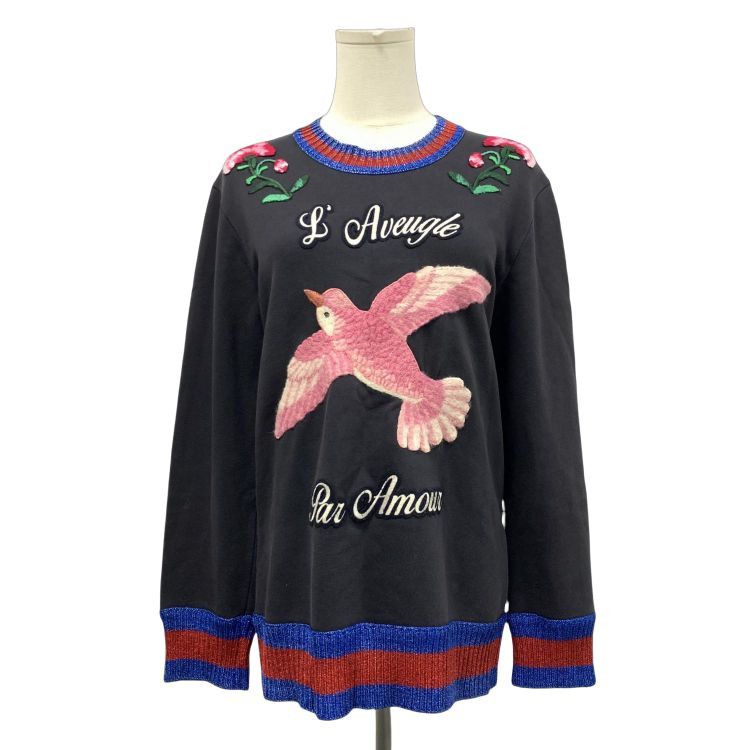 Gucci Gucci Bird Embroidery Sweatshirt Size M Size US M / EU 48-50 / 2 - 1 Thumbnail