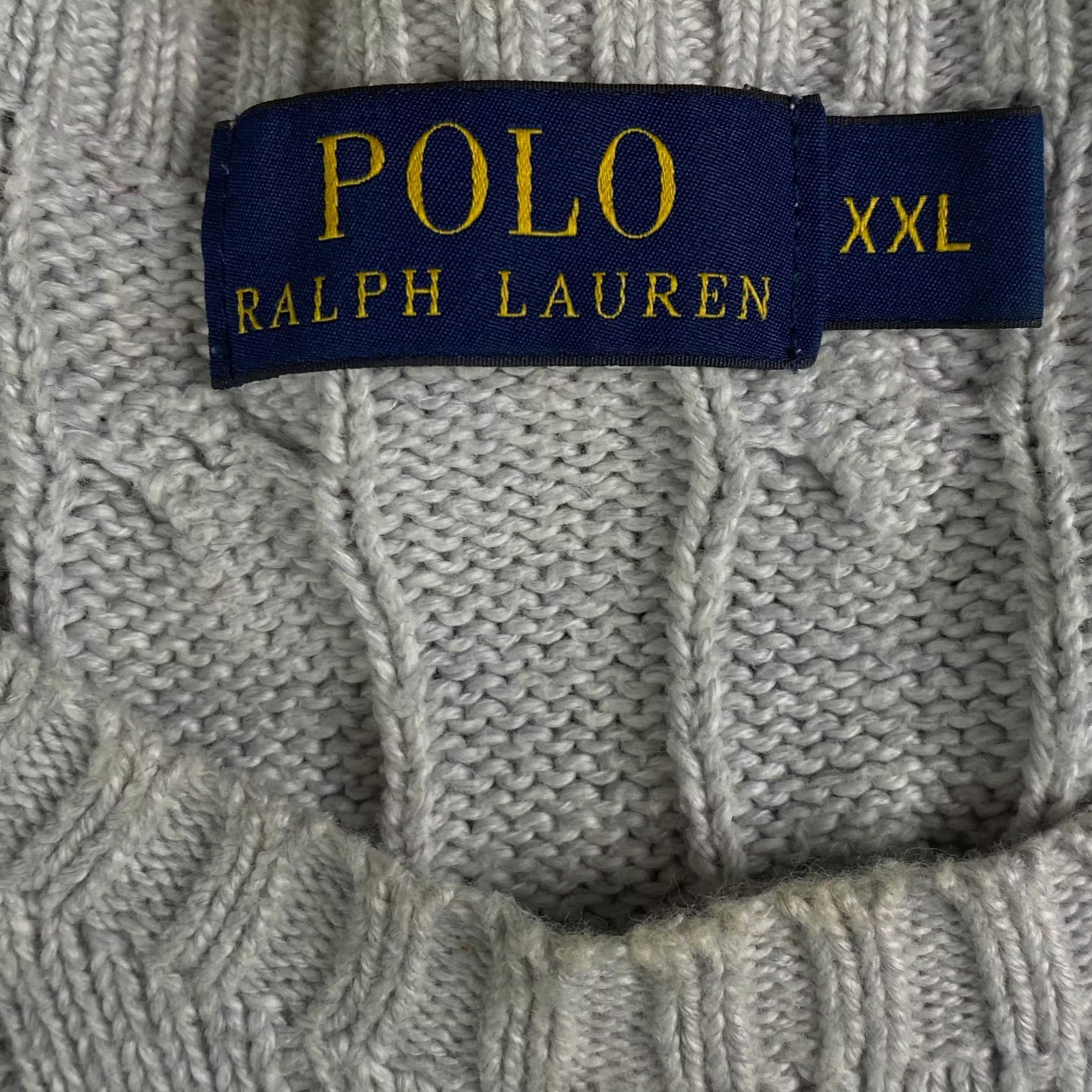 Polo Ralph Lauren × Ralph Lauren Mens Sweater Sweatshirt Polo by Ralph Lauren Size XXL Gray Size US XXL / EU 58 / 5 - 5 Thumbnail