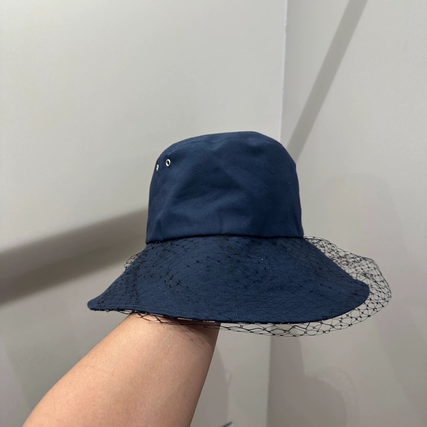 Christian Dior Monsieur Dior mar265 Oblique tulle bucket hat 58cm Size ONE SIZE - 2 Thumbnail
