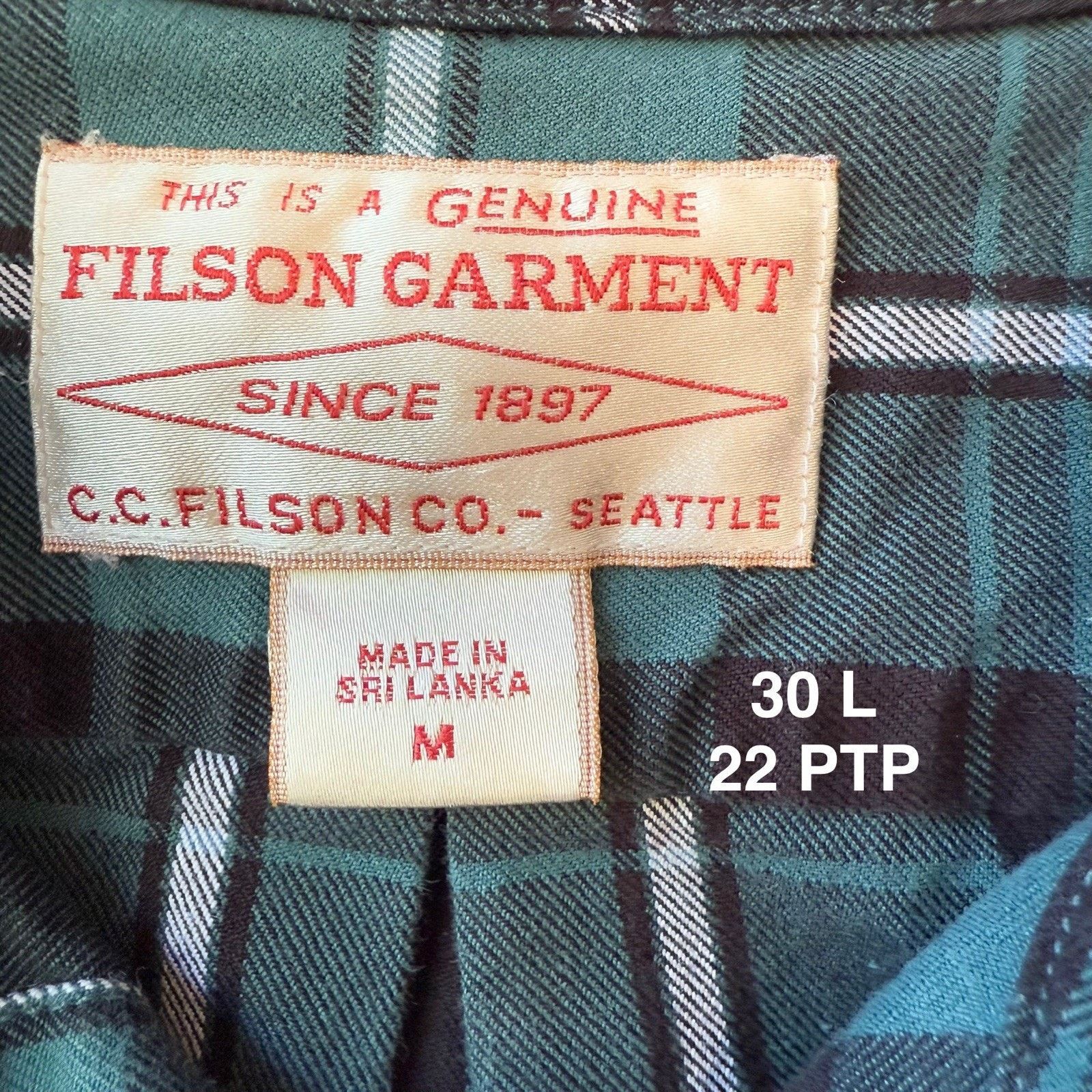 Filson Filson Lightweight Alaskan Guide Shirt Medium Multicolor Size US M / EU 48-50 / 2 - 7 Thumbnail