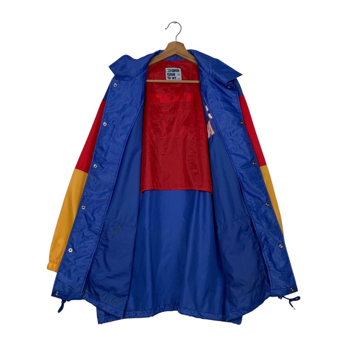Japanese Brand CENTER CLEASE To Act Big Logo Coach Jacket #2469-C111 Size US L / EU 52-54 / 3 - 10 Thumbnail