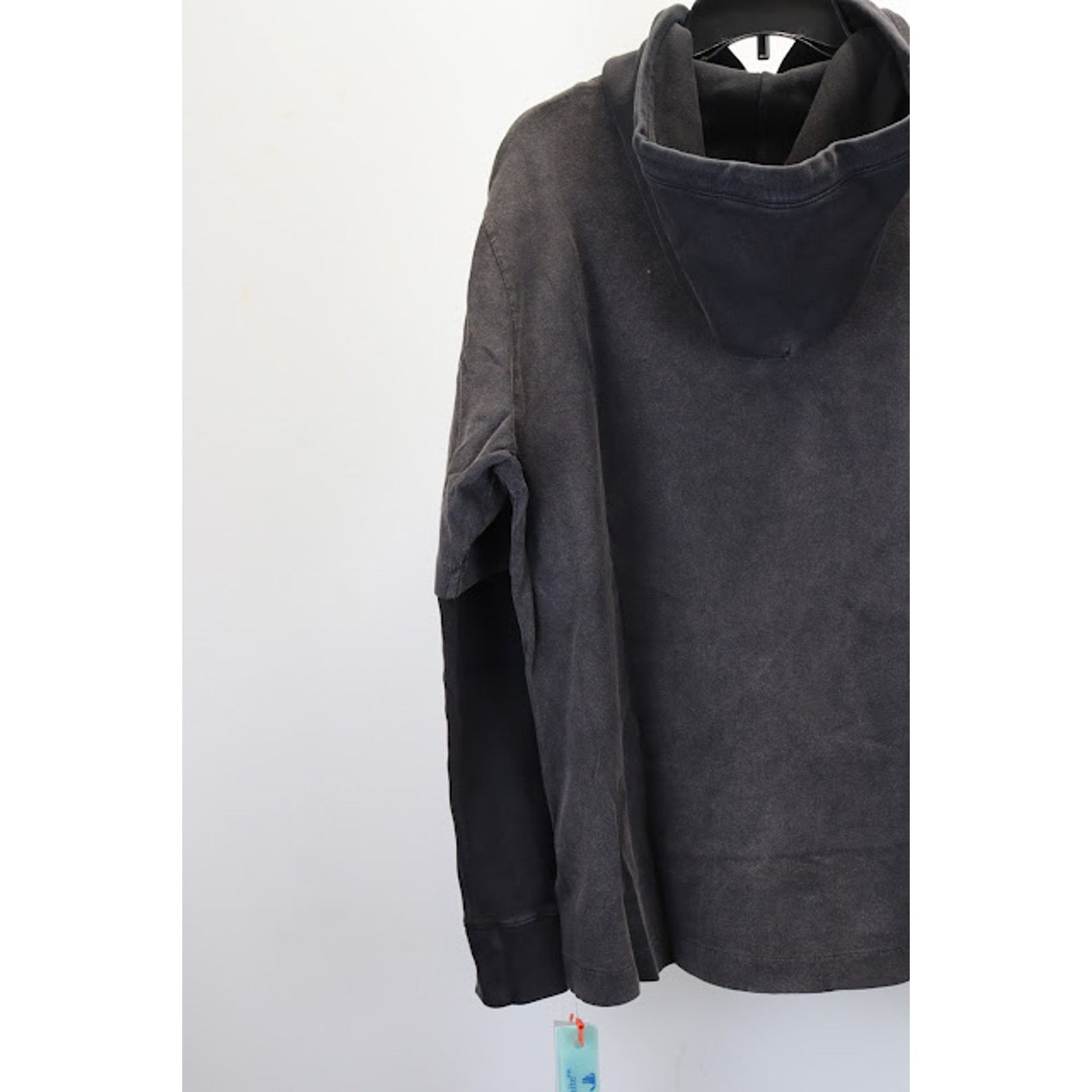 Off-White o1rshd1 GM Vintage Double Long Sleeve Hoodie in Black/Grey Size US L / EU 52-54 / 3 - 8 Thumbnail