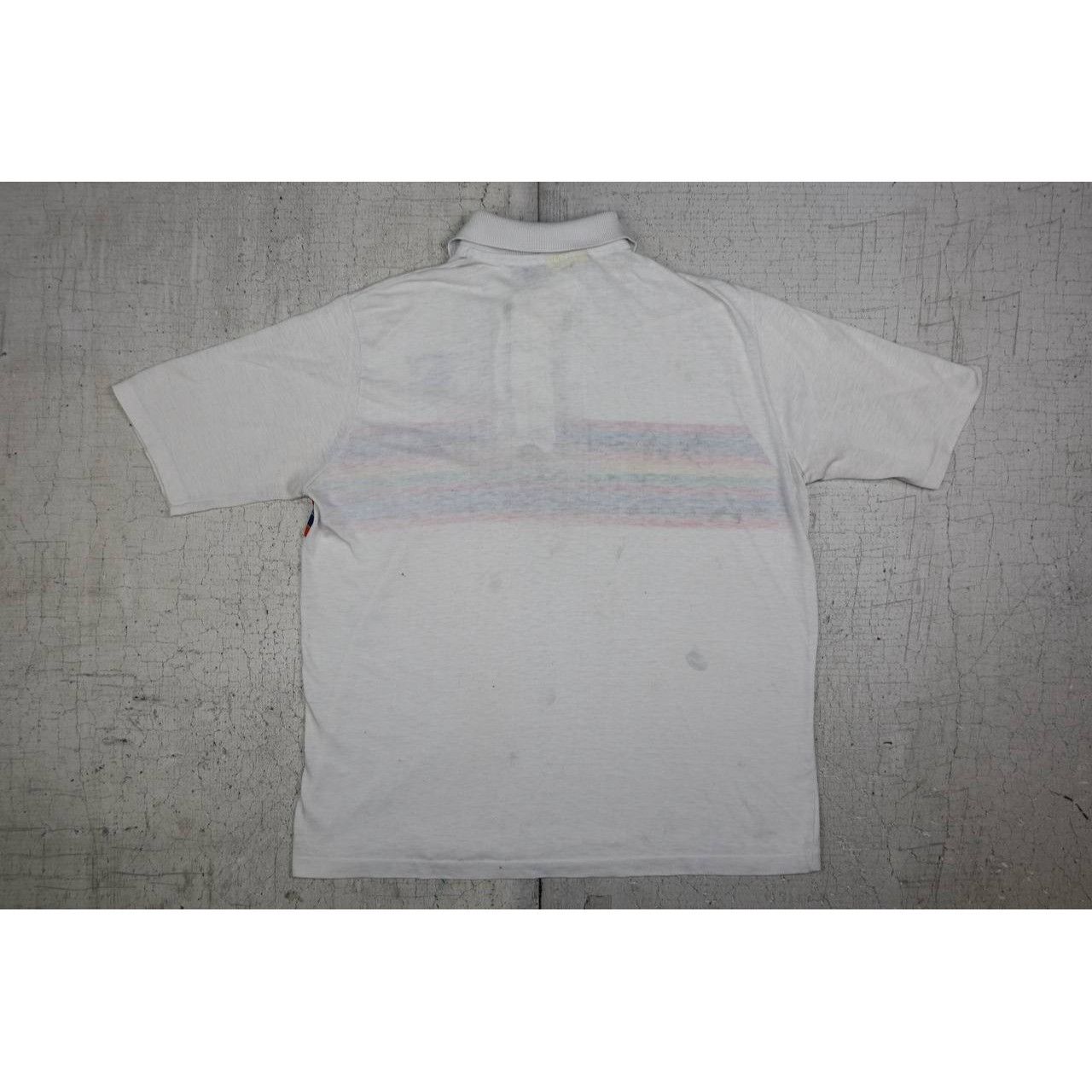 Vintage Vintage 70s Rainbow Velva Sheen O'Brien Skis Polo Shirt XL Size US XL / EU 56 / 4 - 5 Thumbnail