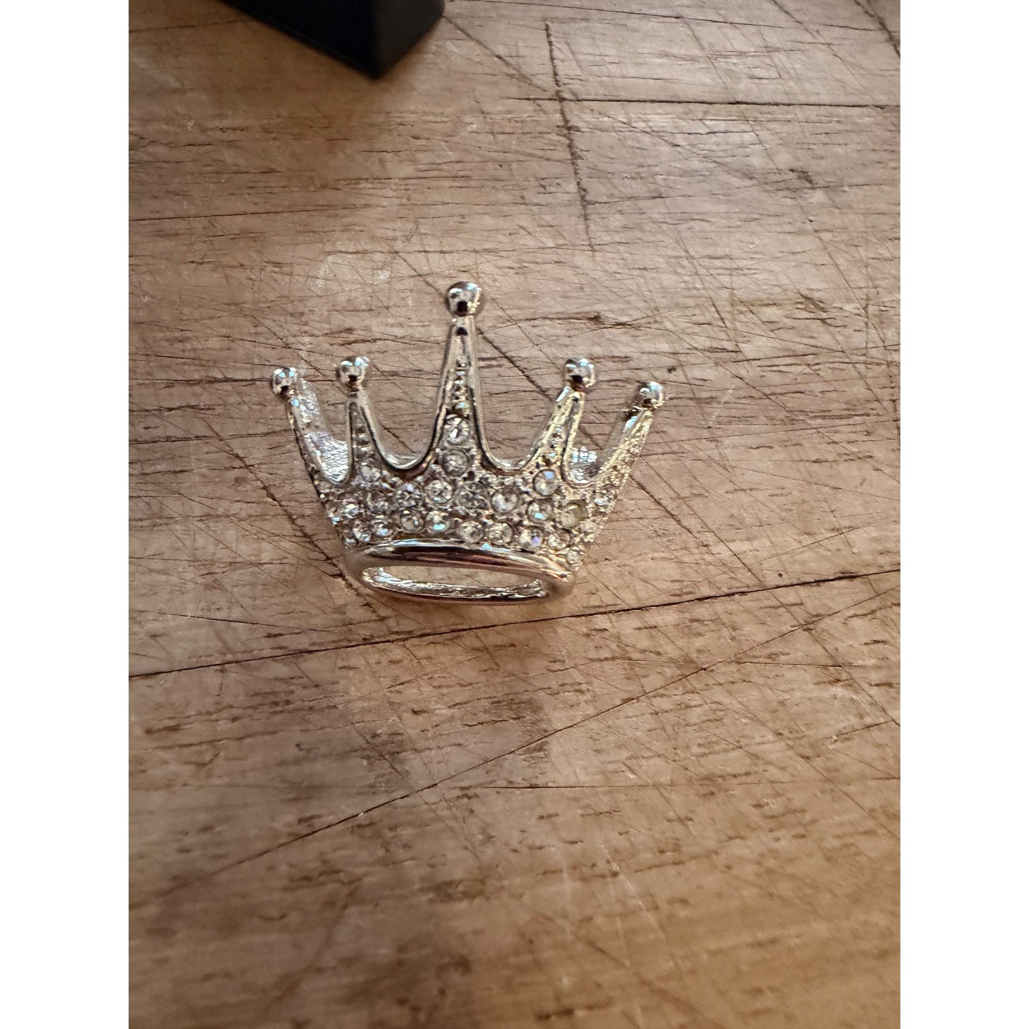 Other Crown-Shaped Rhinestone Brooch Pin In Gift Box Size ONE SIZE - 2 Thumbnail
