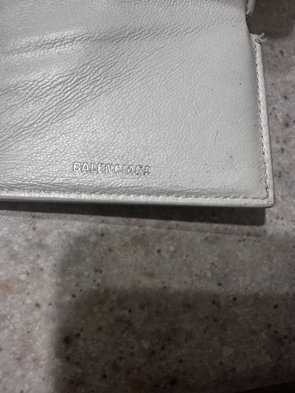 Balenciaga Balenciaga White tri fold multi pocket wallet Size ONE SIZE - 6 Thumbnail
