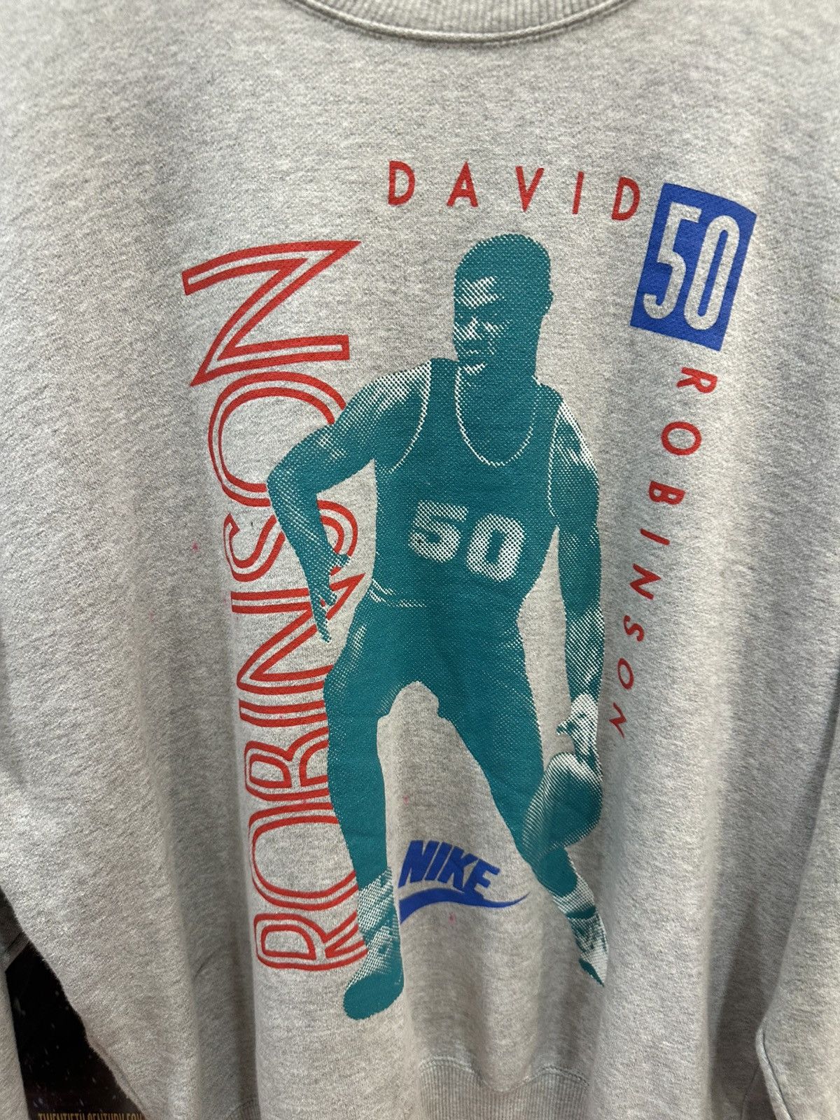 Other Vintage Nike David Robinson Sweatshirt Size US L / EU 52-54 / 3 - 3 Thumbnail