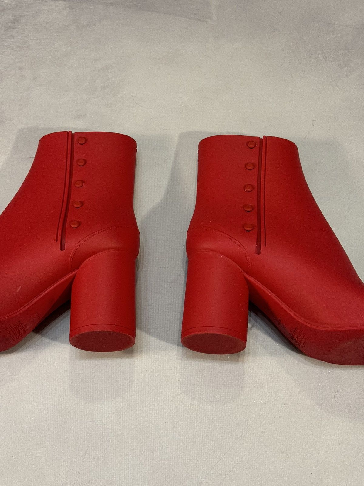 Maison Margiela Eu36 Maison Margiela Recycled Tabi Boots(Red) Size US 6 / IT 36 - 7 Thumbnail
