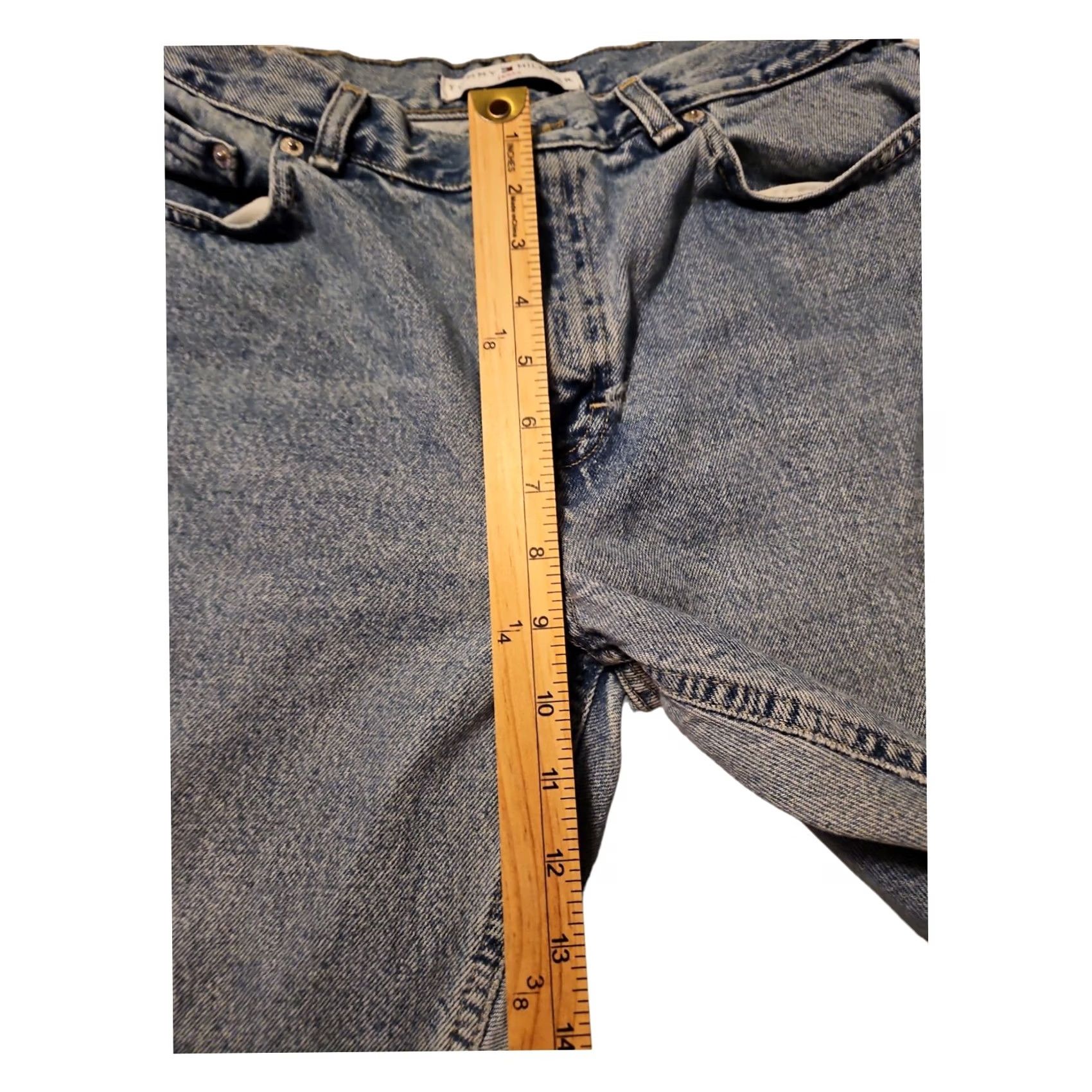 Tommy Hilfiger VINTAGE Tommy Hilfiger Jeans Women 10 Stone Wash 5-Pocket Denim Regular Straight Stone Beig e Logo Embroidered Zipper Button 100% Cotton Mexico"} Size 32" / US 10 / IT 46 - 7 Thumbnail