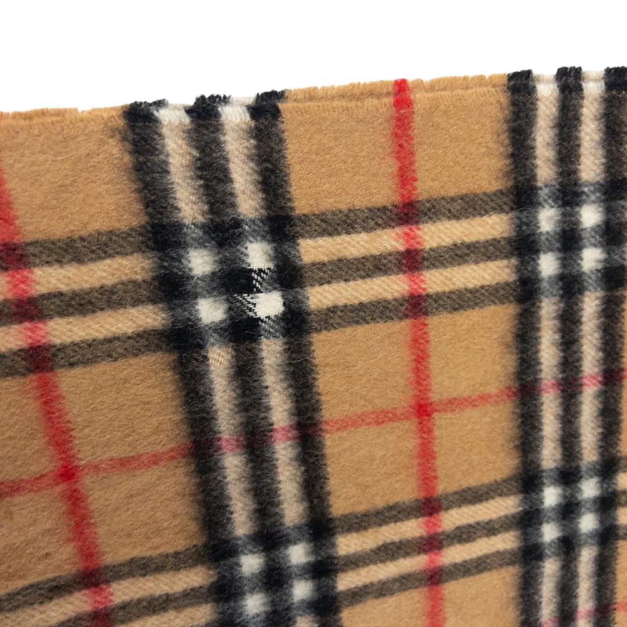 Burberry Vintage Burberry Nova Check Tassel Scarf Size ONE SIZE - 5 Thumbnail