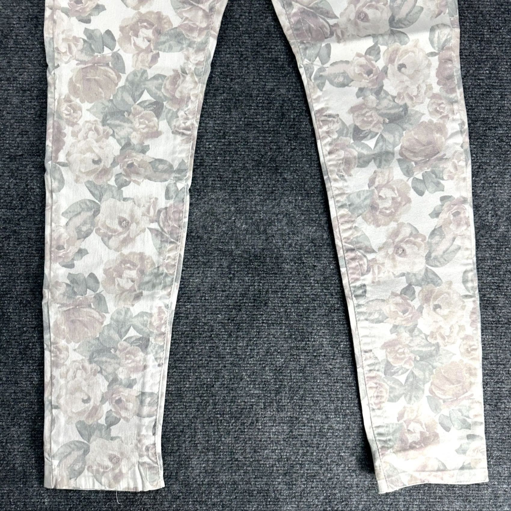 Vintage Seven7 Jeans Womens 6 High Rise Skinny Cotton Stretch Floral Pockets NEW Size 28" / US 6 / IT 42 - 2 Thumbnail