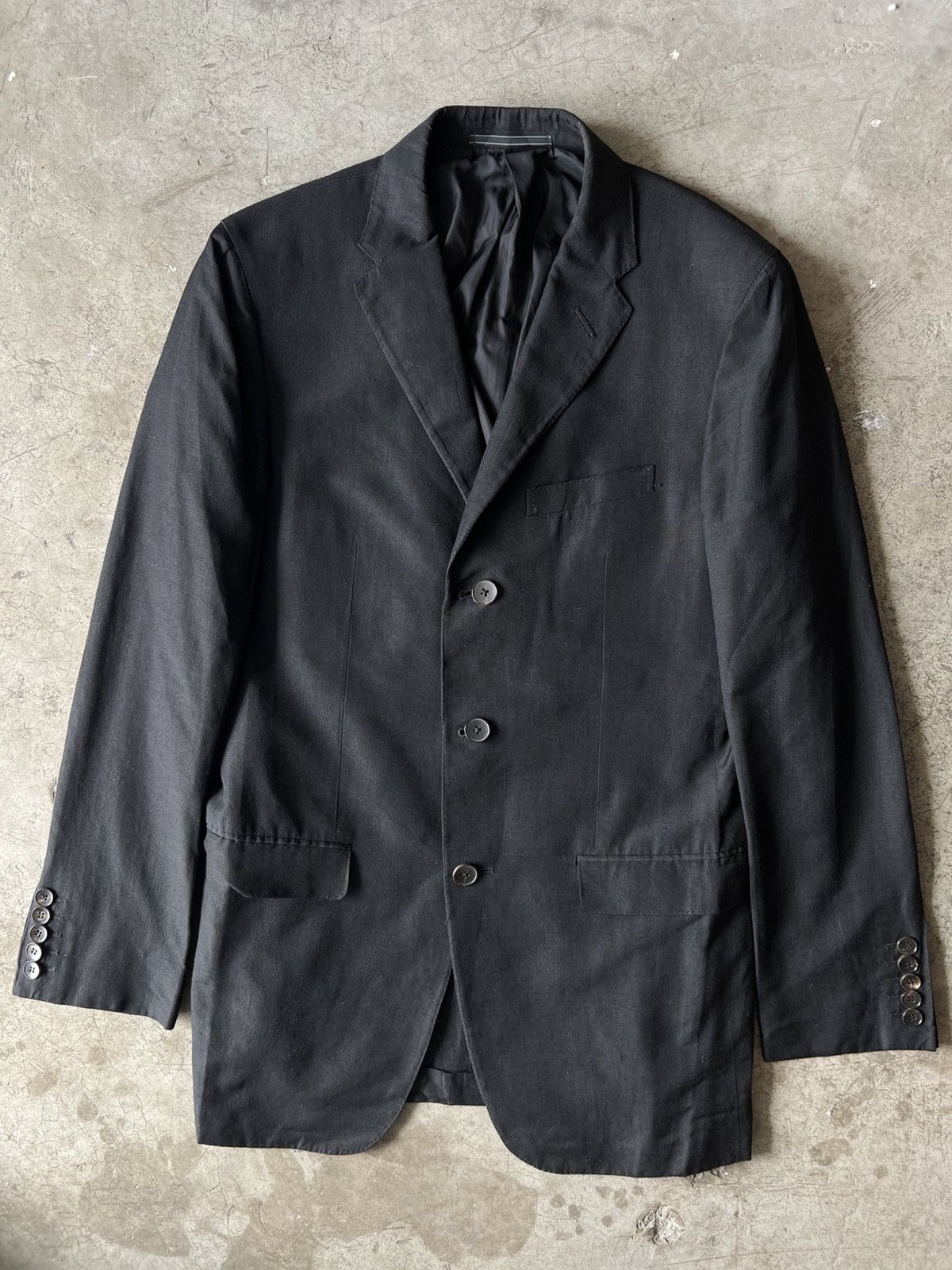 Gucci Gucci - Tom Ford - Linen Blazer Jacket Size 48R - 1 Thumbnail