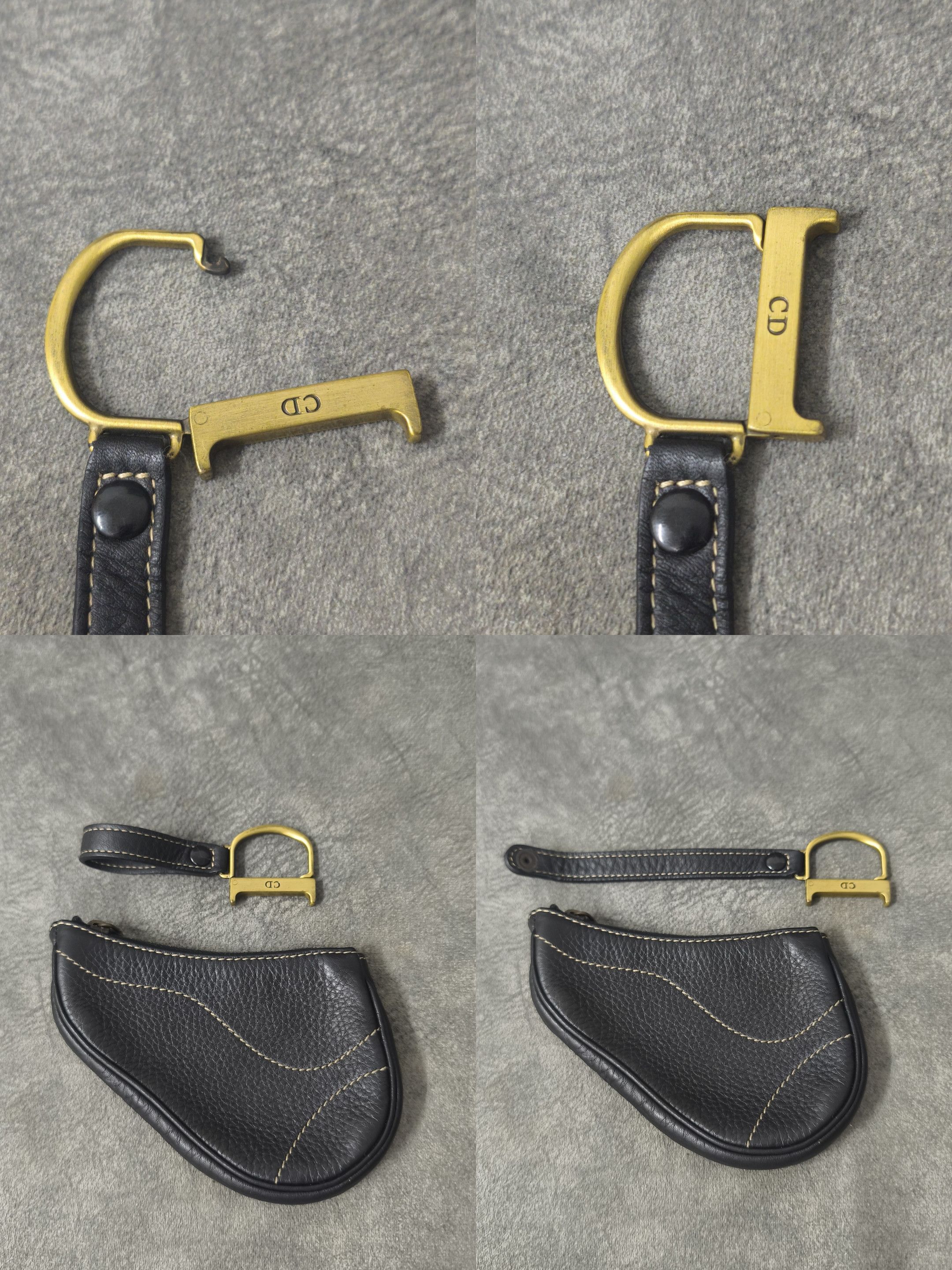 Dior VINTAGE DIOR LEATHER SADDLE COIN PURSE Size ONE SIZE - 7 Thumbnail