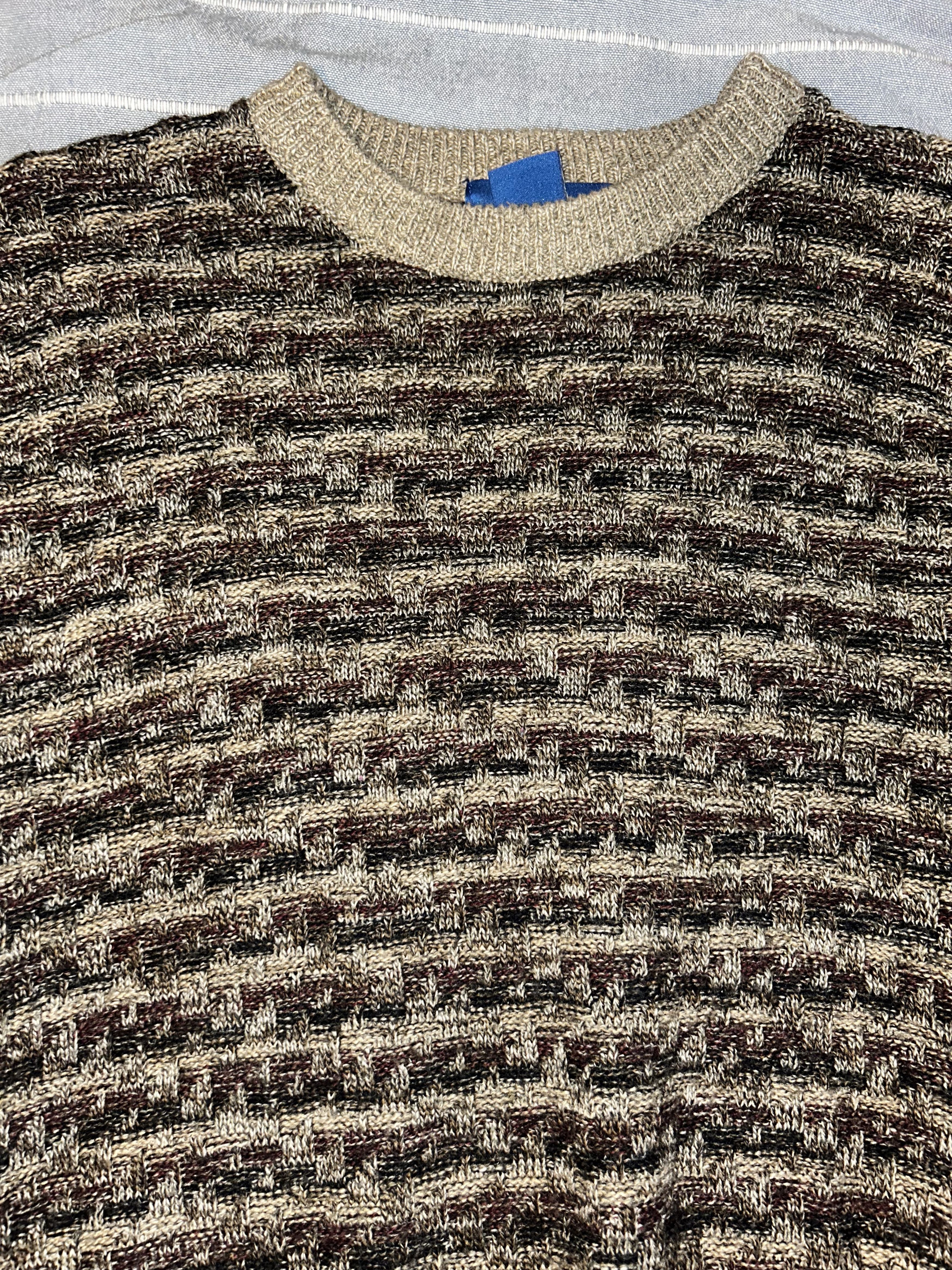 Towncraft × Vintage Vintage 90's Kit Sweater Size US L / EU 52-54 / 3 - 2 Thumbnail